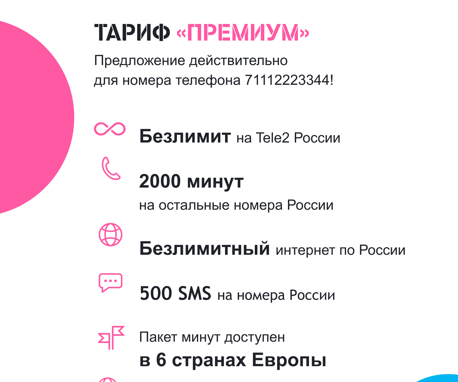 Email-рассылка для Tele2 — Изображение №2 — Брендинг, Маркетинг на Dprofile