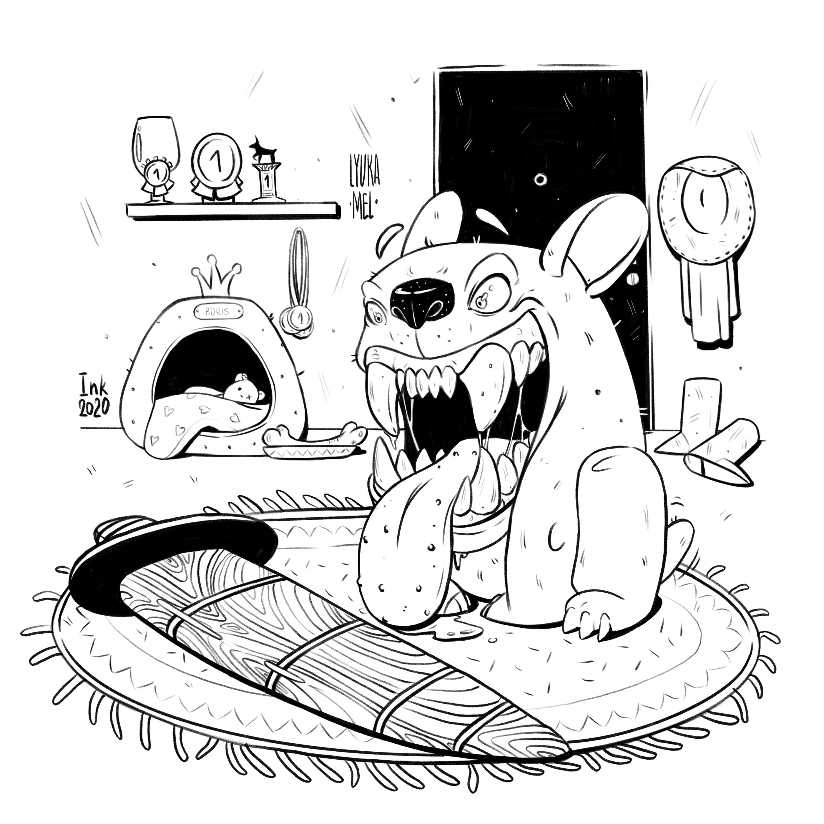 INKTOBER. — Изображение №7 — Брендинг, Иллюстрация на Dprofile