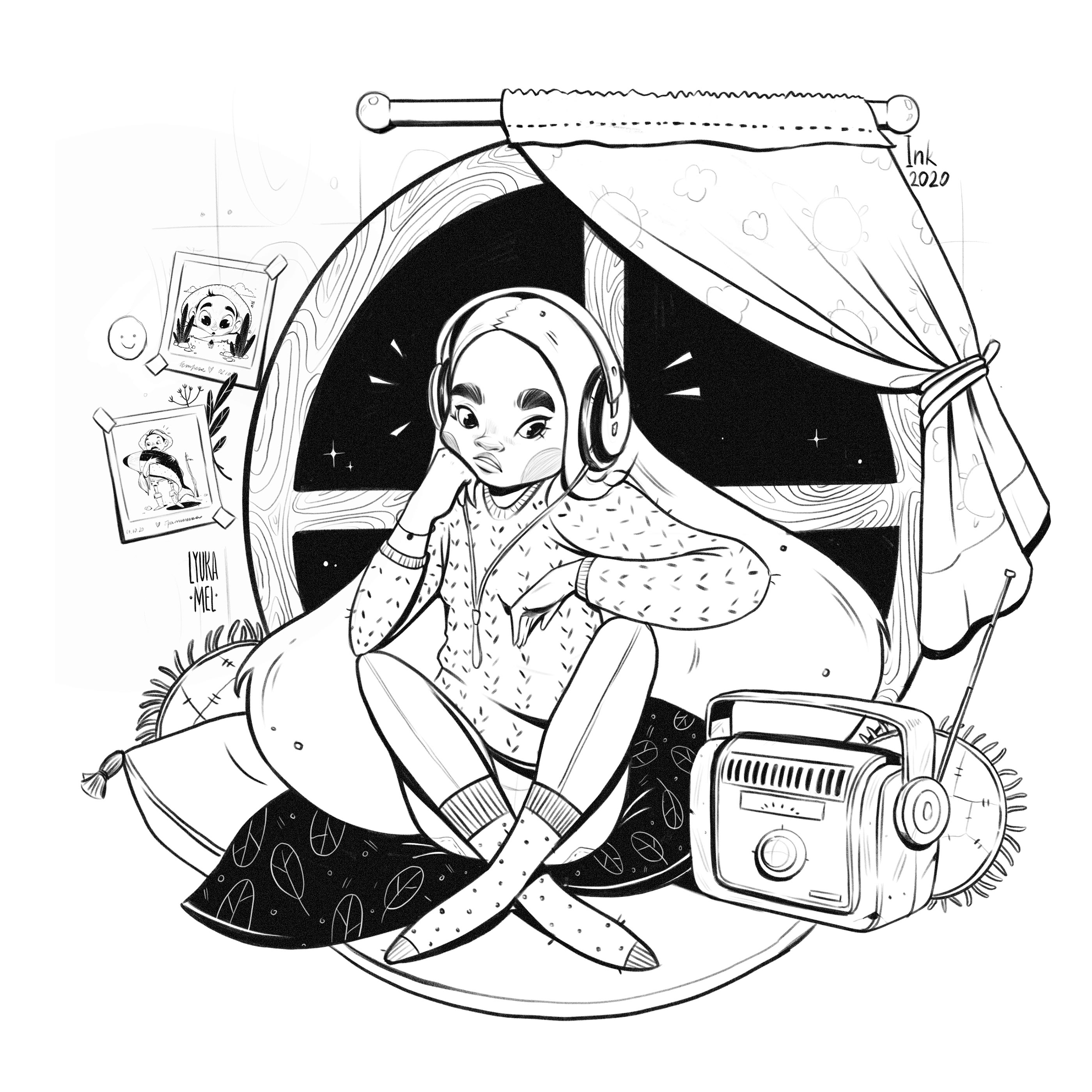 INKTOBER. — Изображение №3 — Брендинг, Иллюстрация на Dprofile