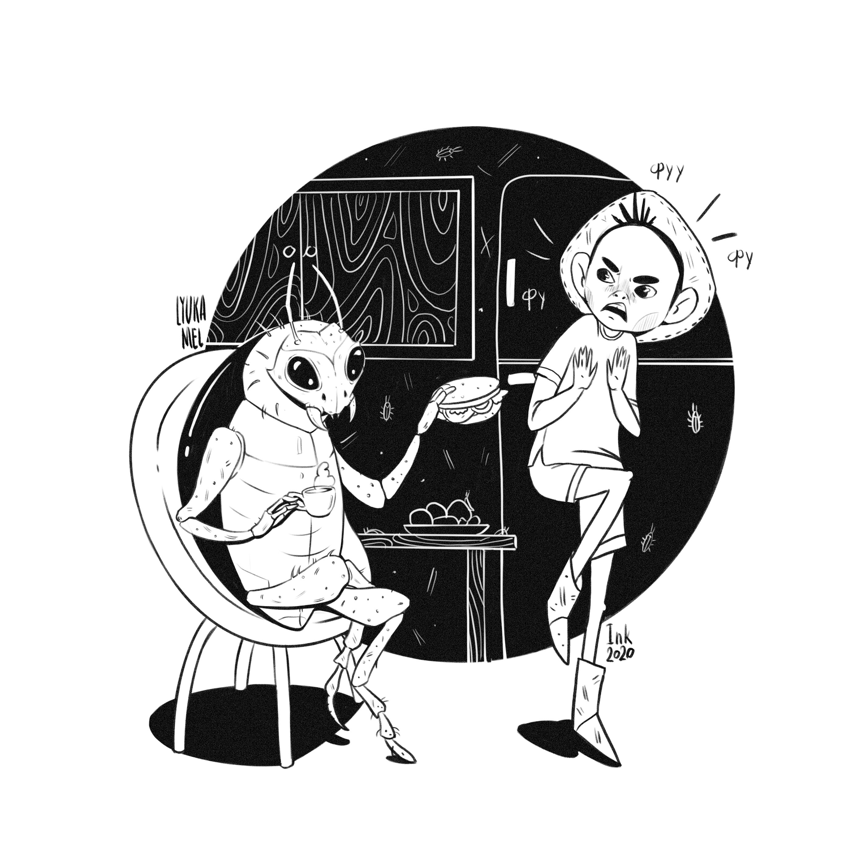 INKTOBER. — Изображение №11 — Брендинг, Иллюстрация на Dprofile