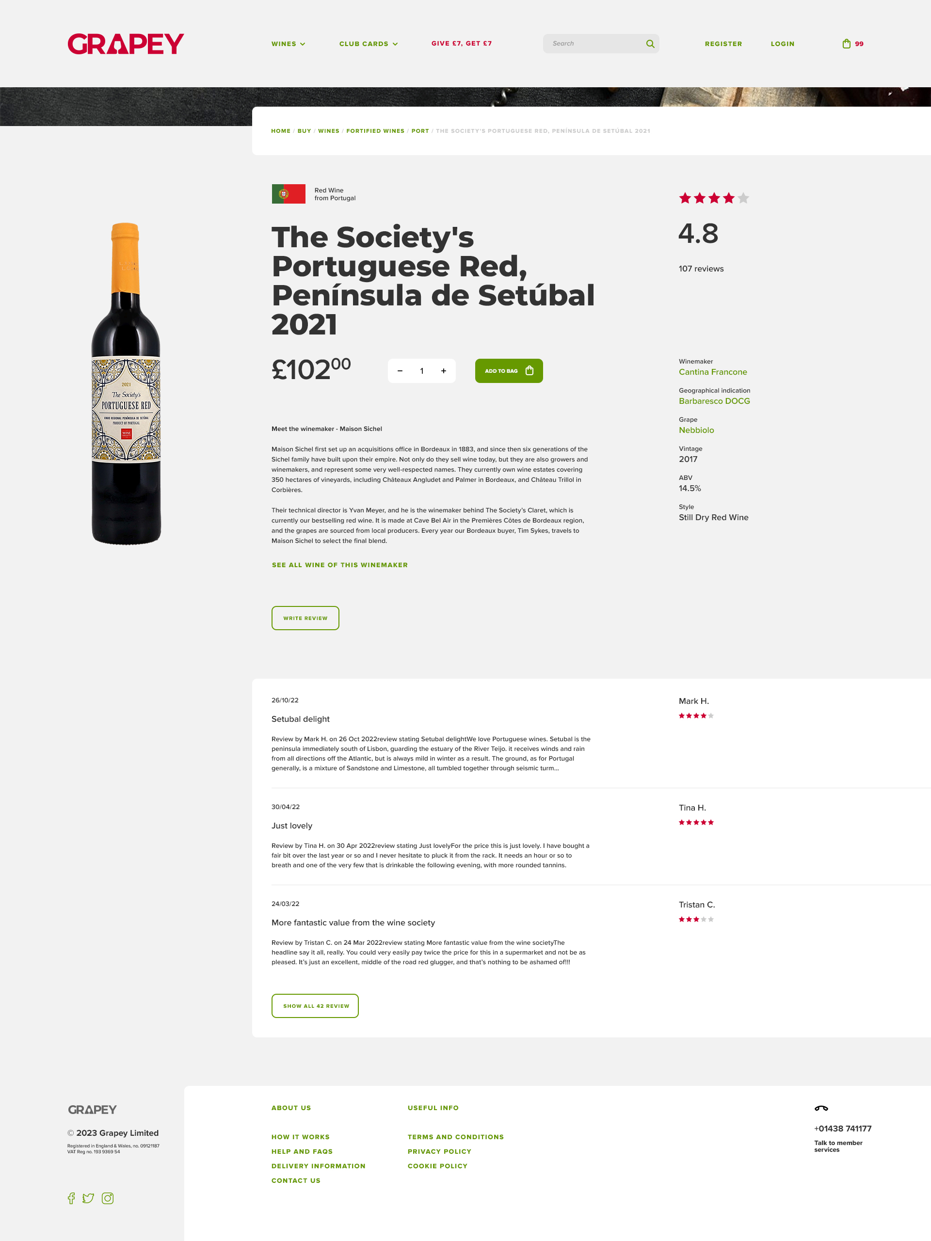 grapey — винный бутик — Изображение №11 — Интерфейсы, Брендинг на Dprofile