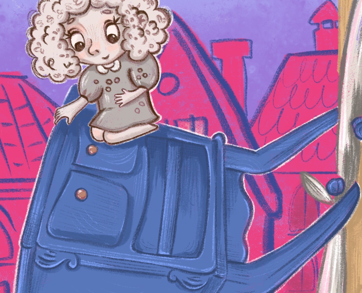 Книжная обложка к сказке (6+) — Иллюстрация, Графика на Dprofile