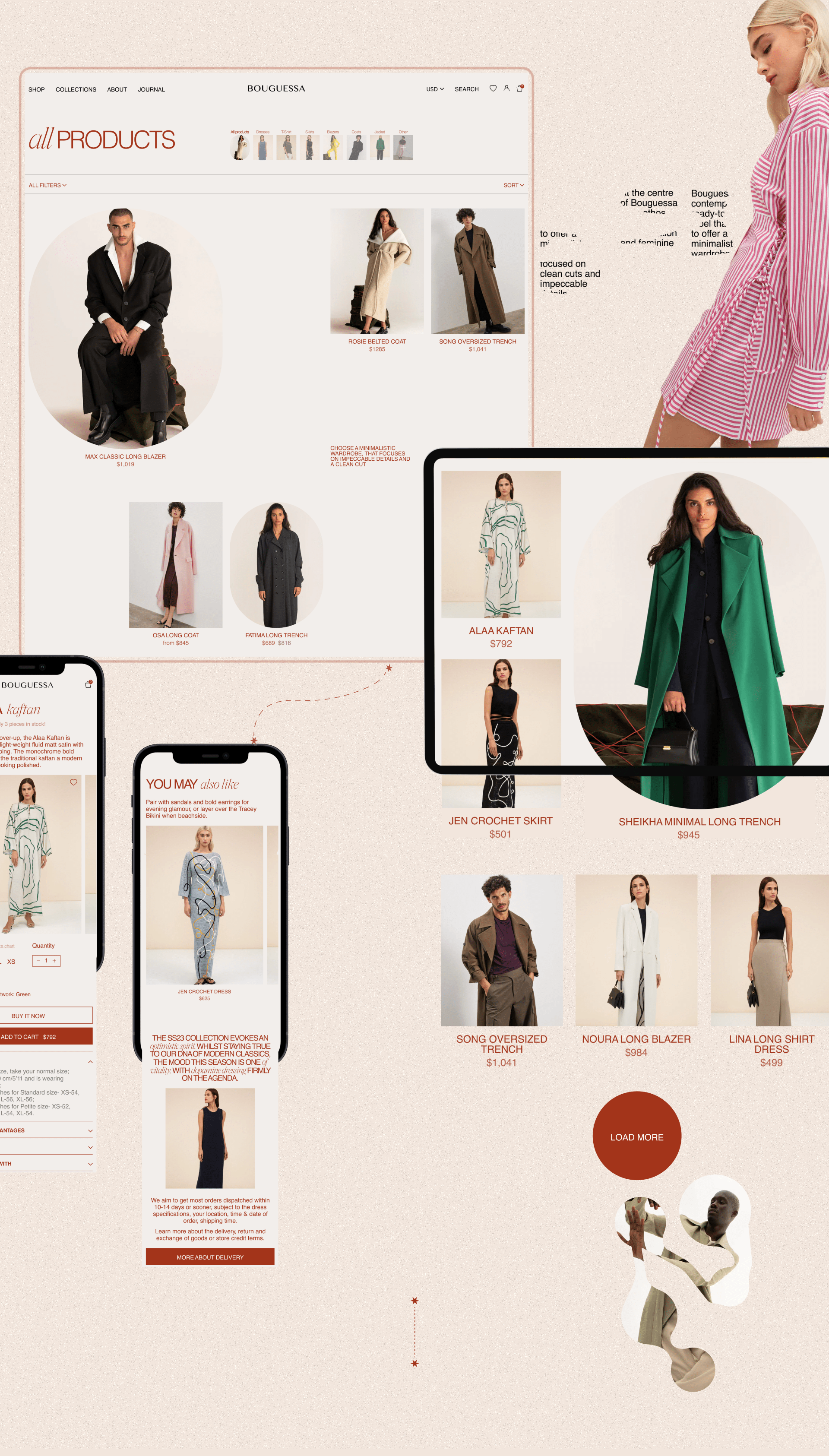 Bouguessa | e-commerce (RE)design concept — Изображение №4 — Интерфейсы на Dprofile