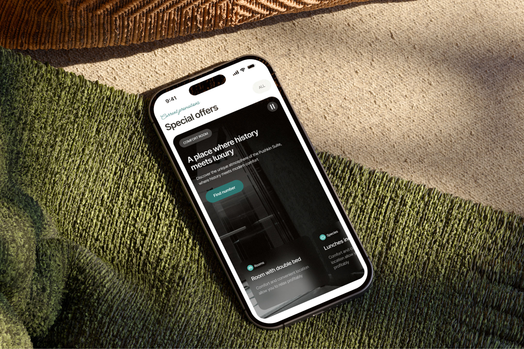 Сайт отеля: UIUX, брендинг — Изображение №5 — Интерфейсы, Брендинг на Dprofile