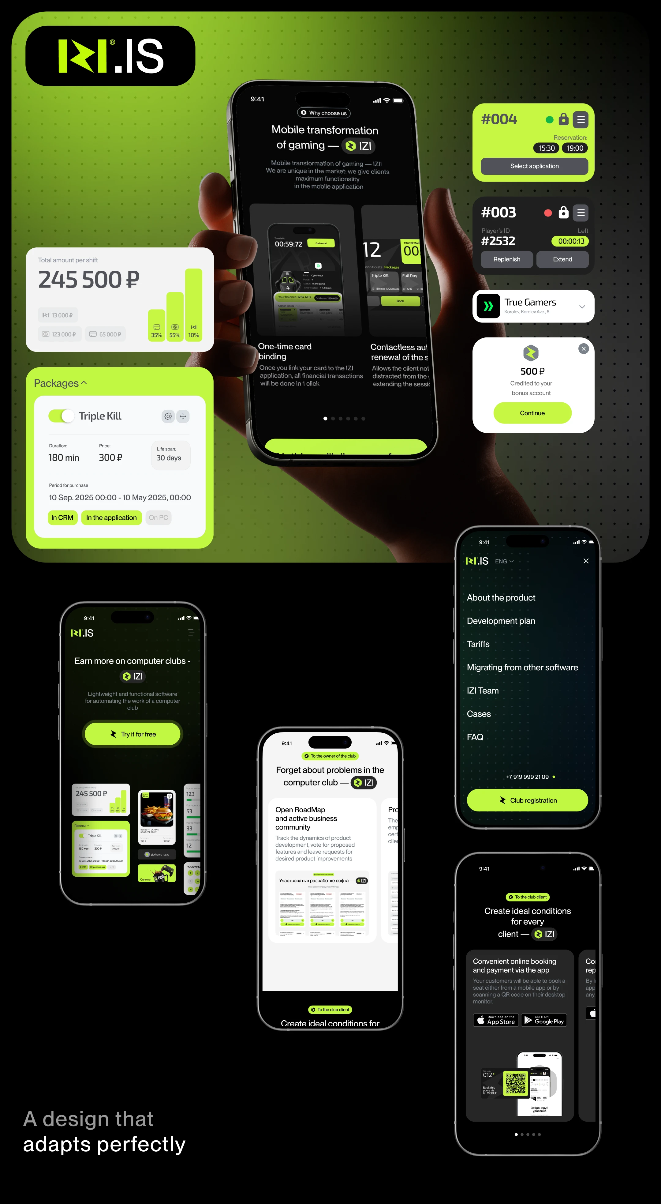 Gaming, IT service (2025): UIUX — Изображение №5 — Интерфейсы на Dprofile