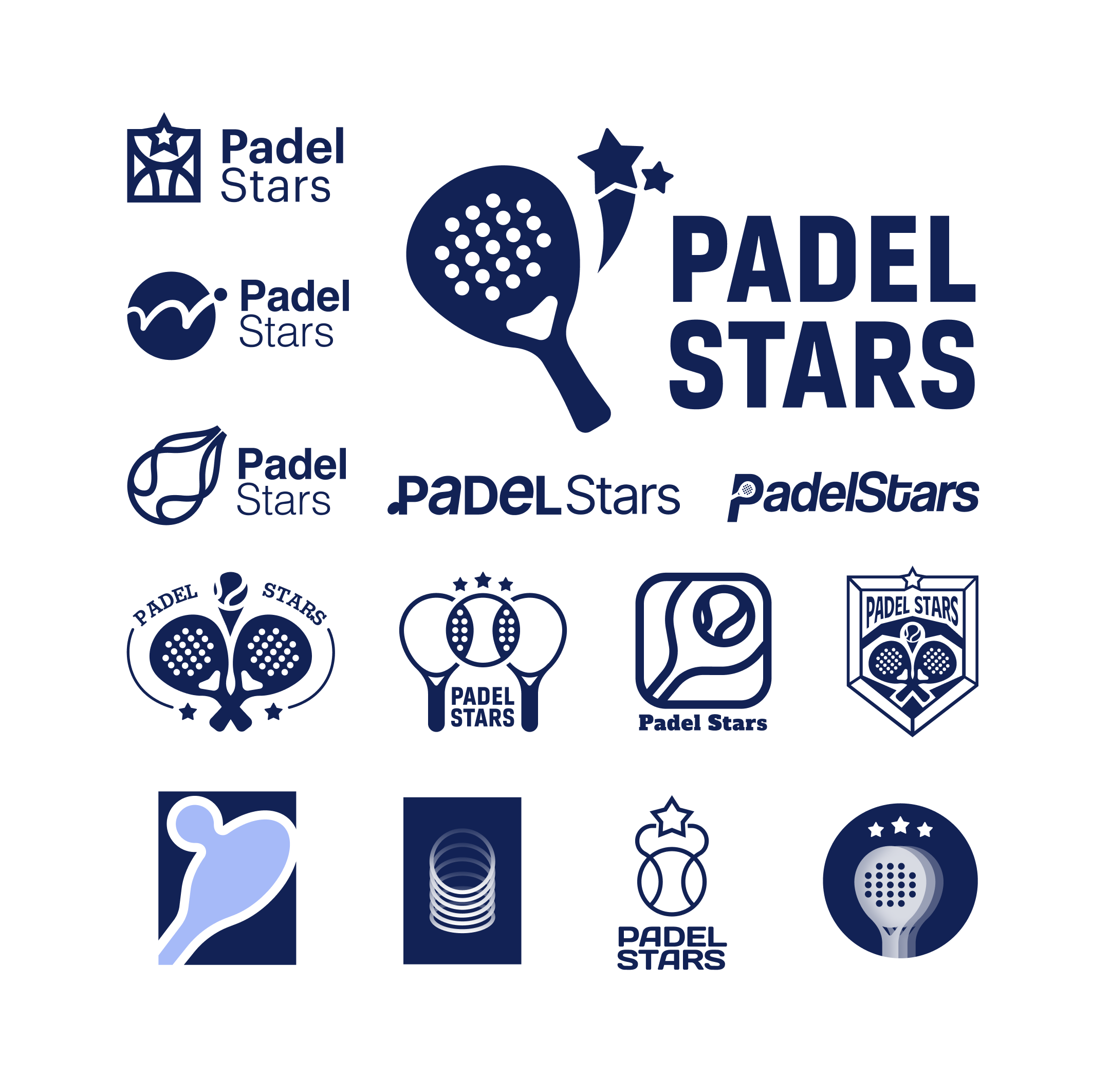 Padel Tennis, Padel Stars: Logofolio 2025 — Изображение №2 — Брендинг на Dprofile