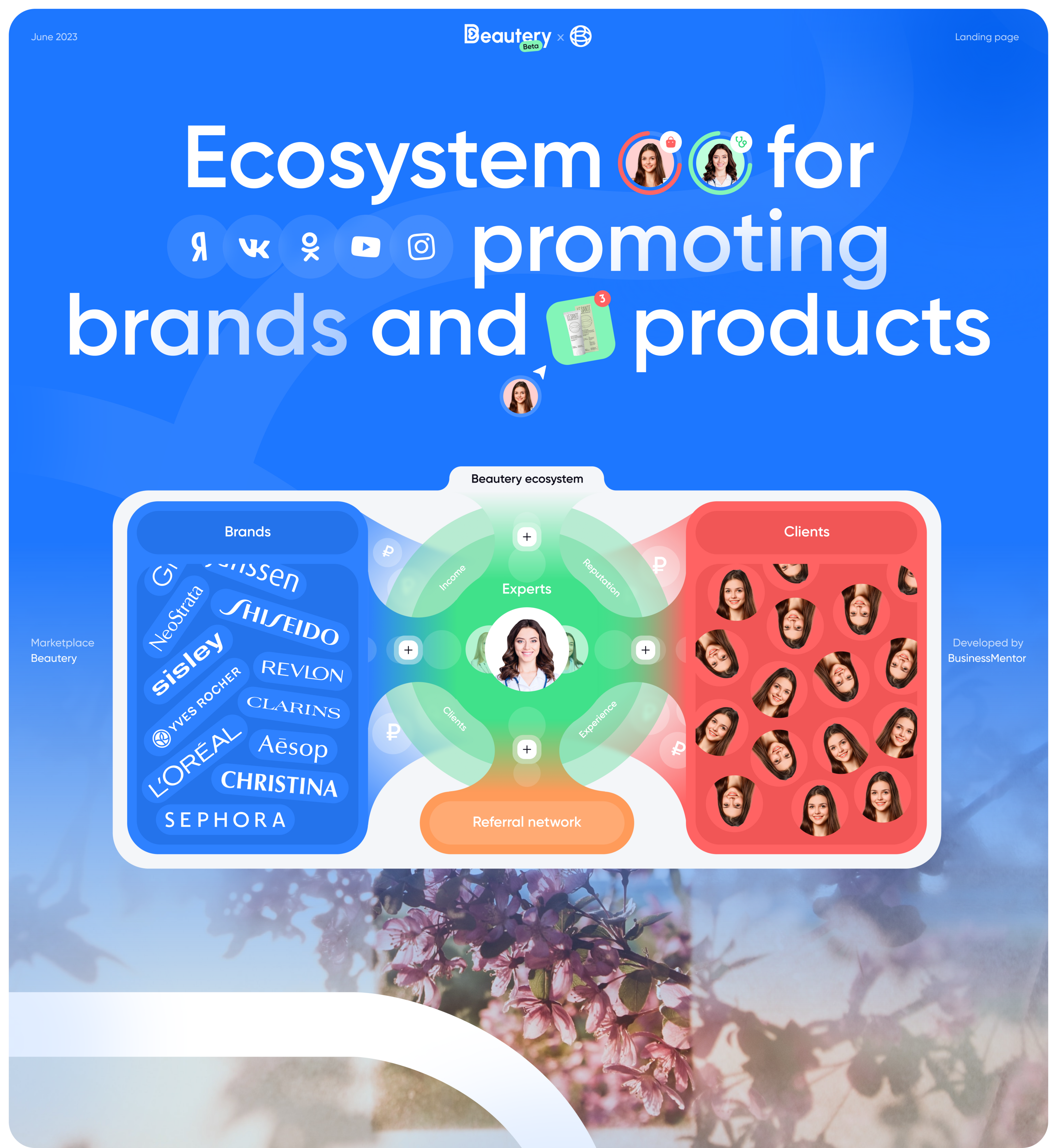 Beautery - beauty marketplace: UI/UX, UI, logo, web — Изображение №2 — Интерфейсы, Брендинг на Dprofile