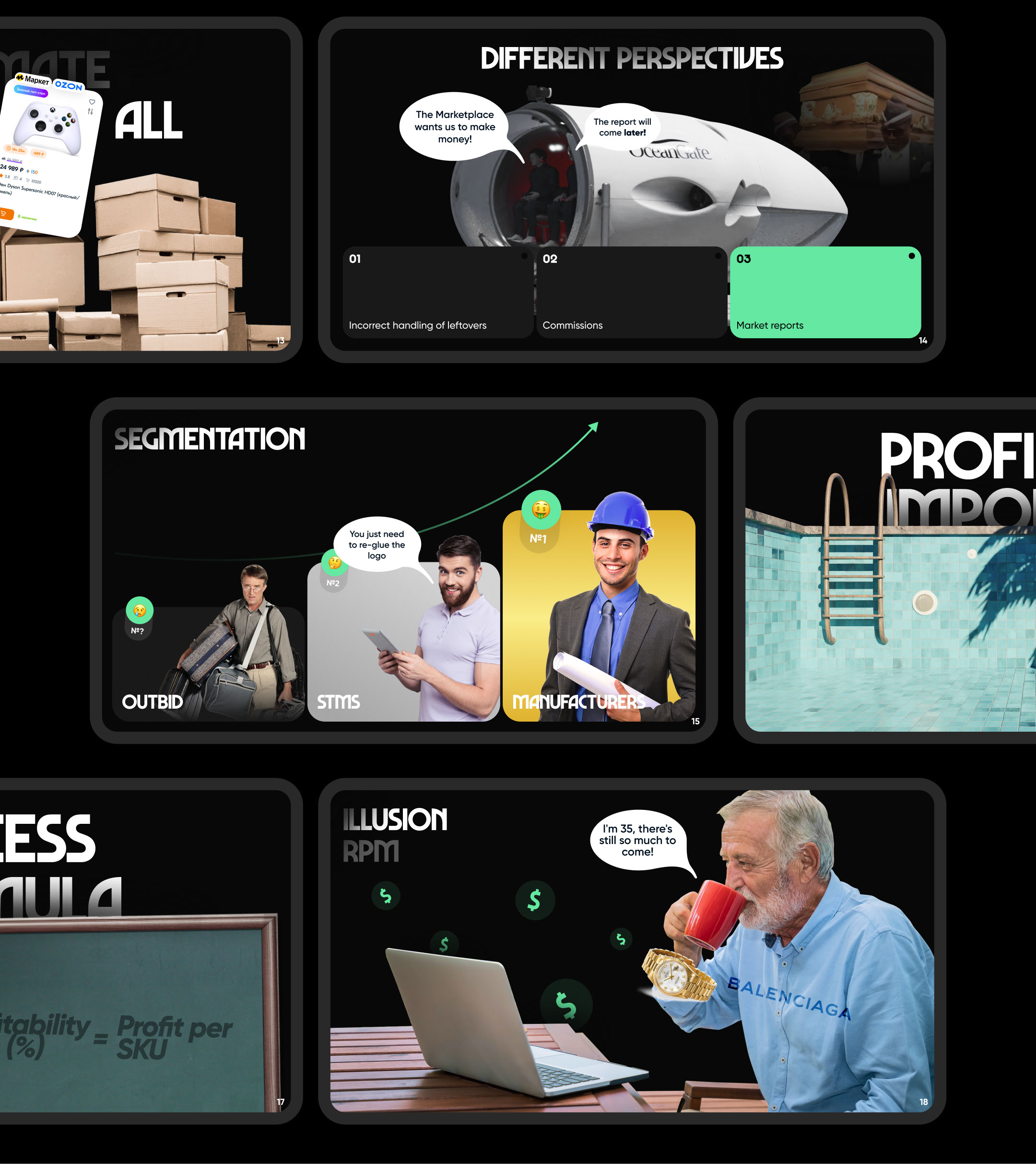 Pitch deck (presentation design): UIUX, branding — Изображение №6 — Брендинг, Маркетинг на Dprofile