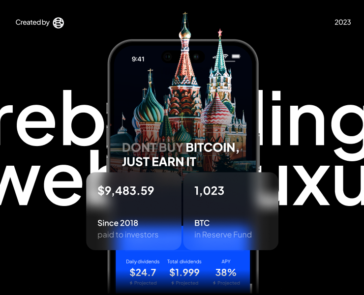 Cryptobank - landing page: UI UX, web design на Dprofile