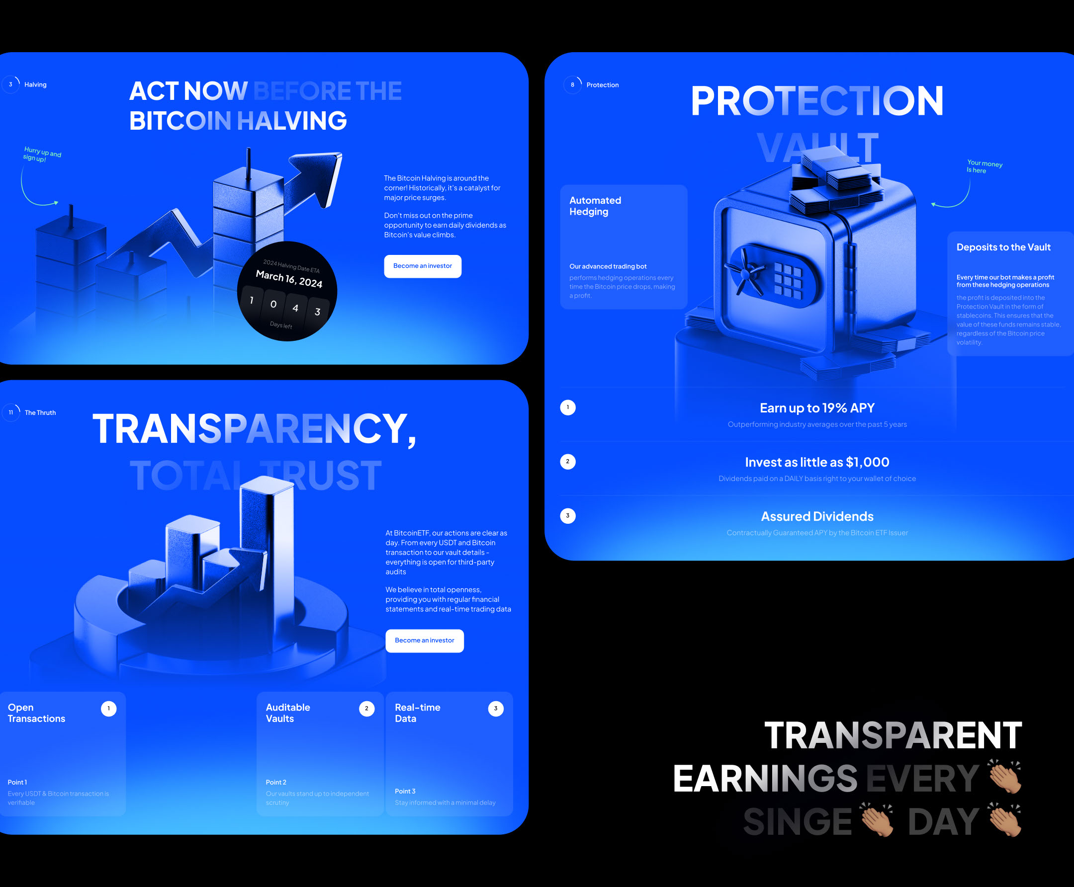 Cryptobank - landing page: UI UX, web design — Изображение №6 — Интерфейсы на Dprofile