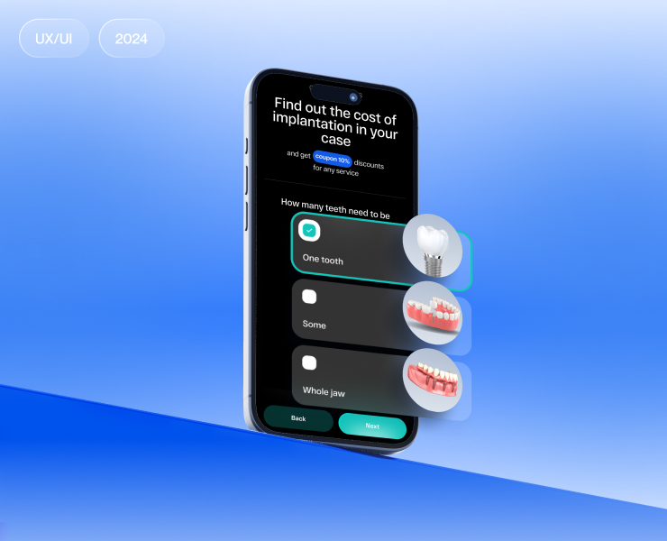 Dental clinic website: UIUX, Web — Интерфейсы на Dprofile