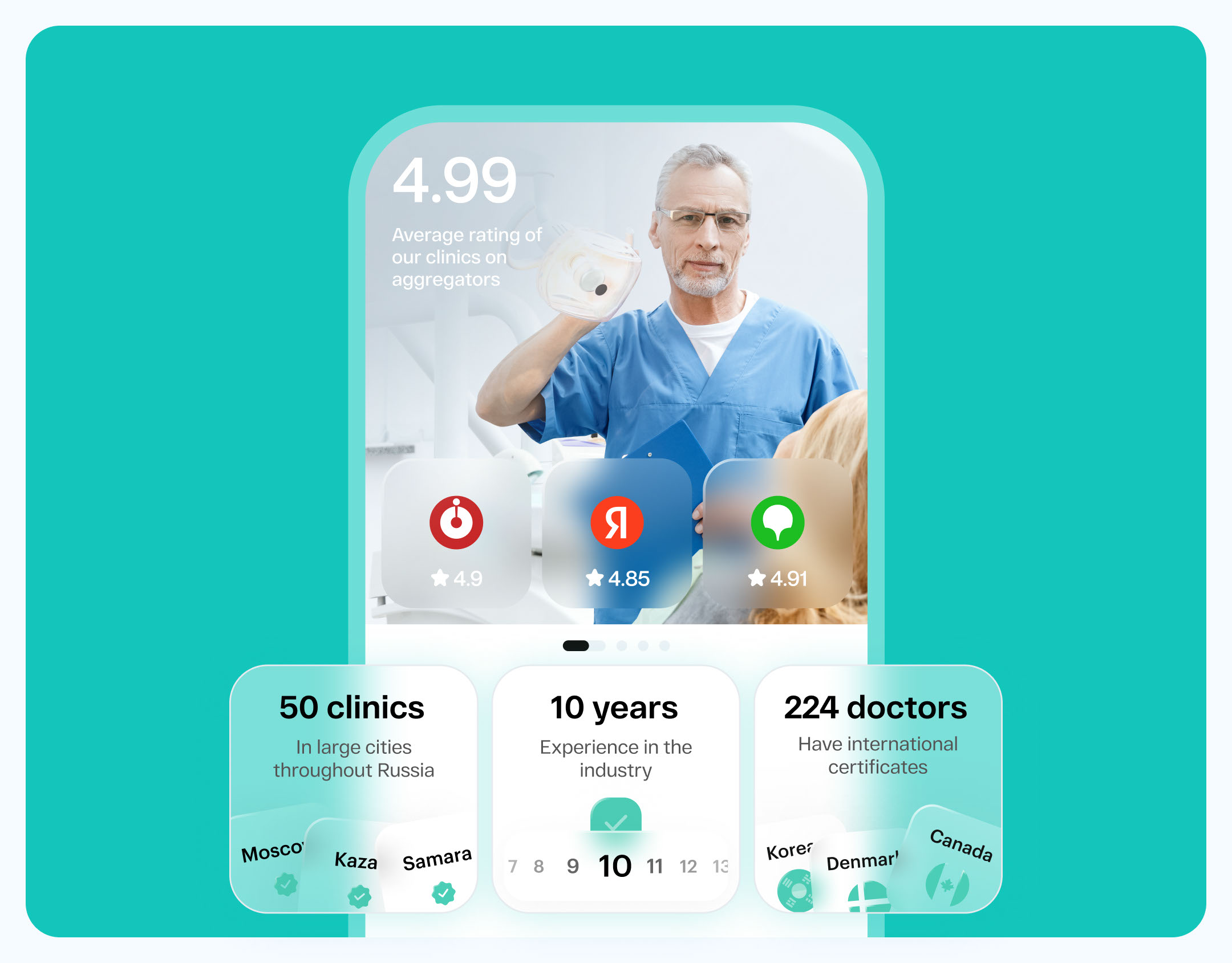 Dental clinic website: UIUX, Web — Изображение №2 — Интерфейсы на Dprofile