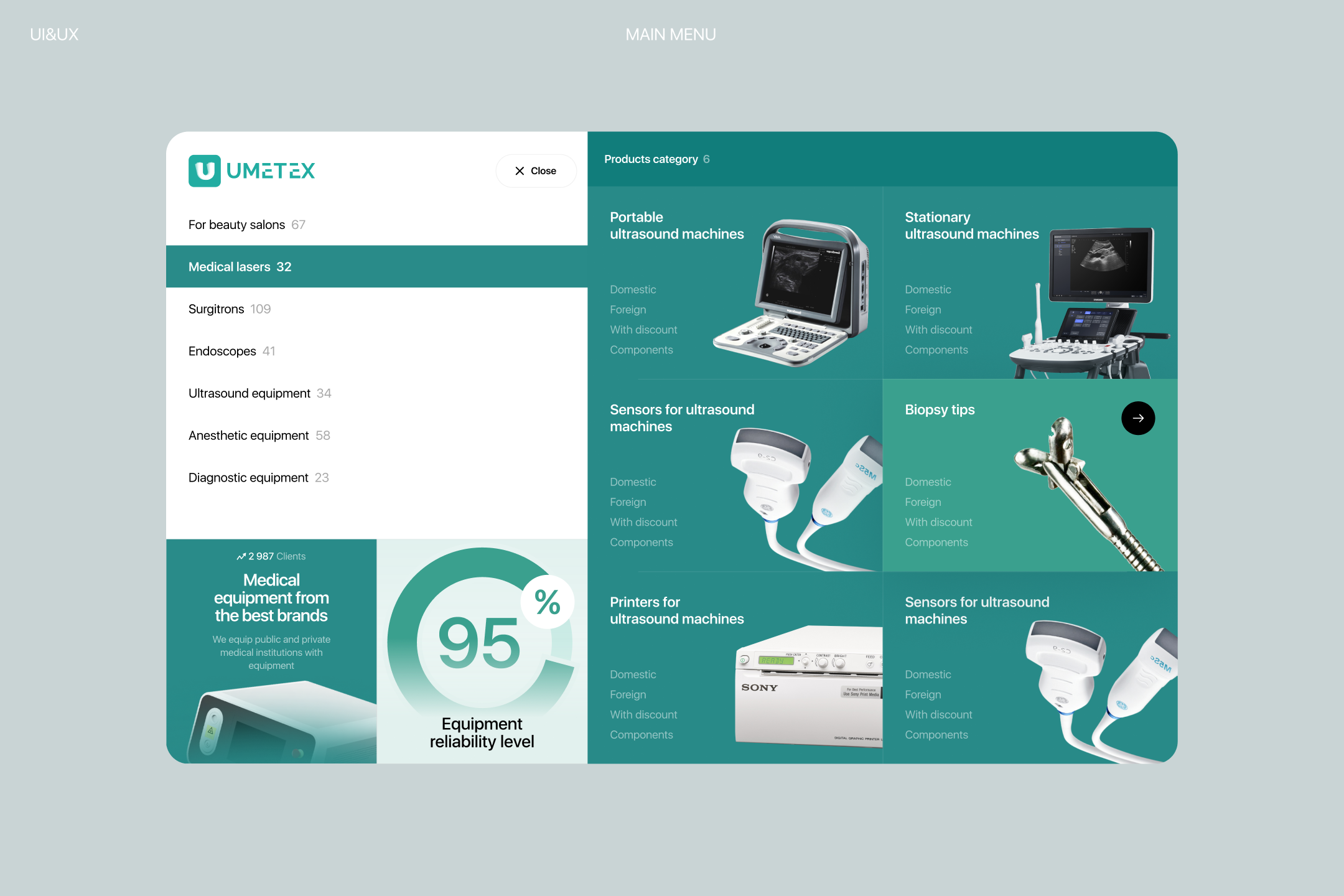 Medical equipment, e-comm: branding, logo, UIUX 2024 — Изображение №15 — Интерфейсы, Брендинг на Dprofile