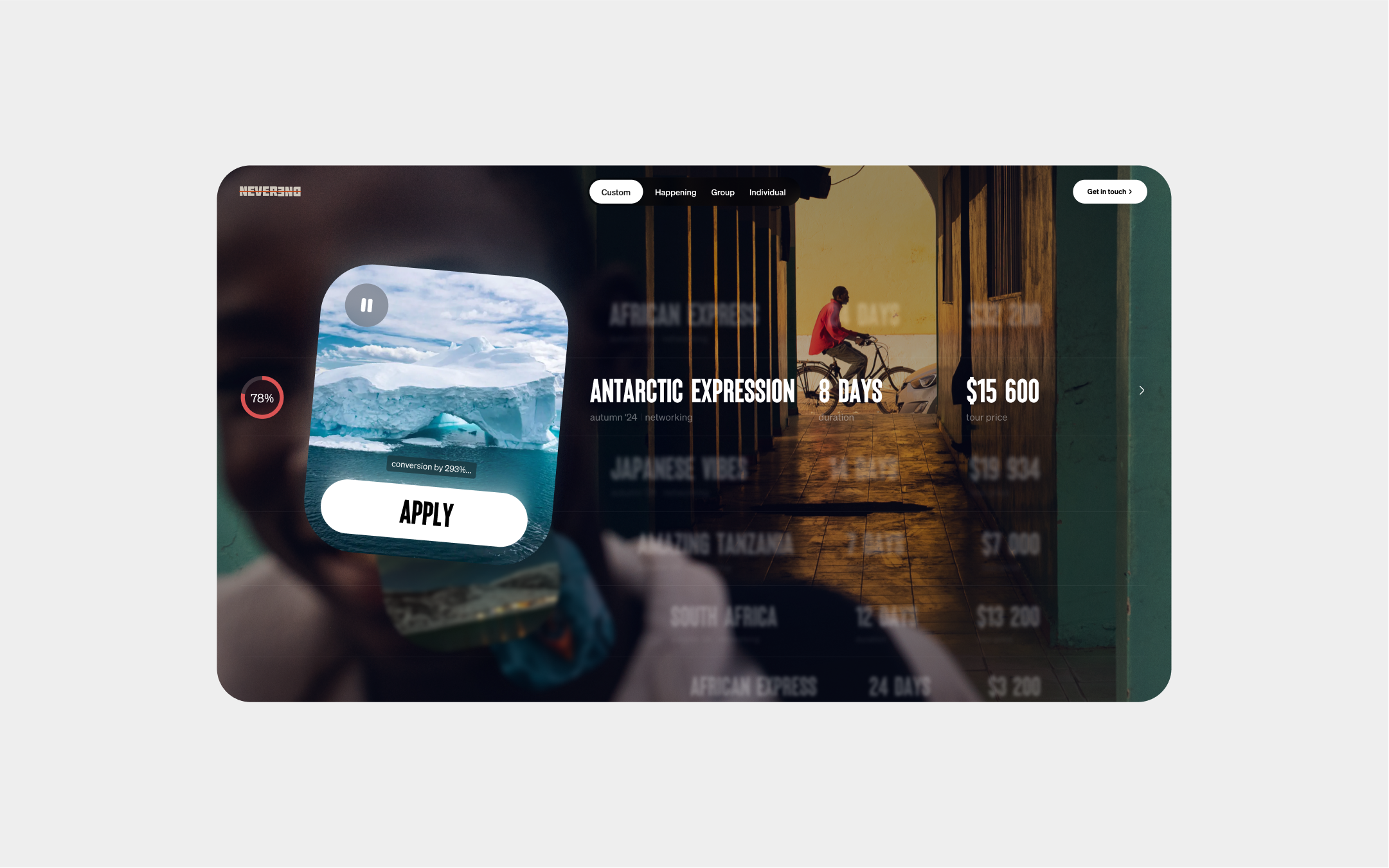 Premium travel - Web 2024 — Изображение №10 — Интерфейсы на Dprofile
