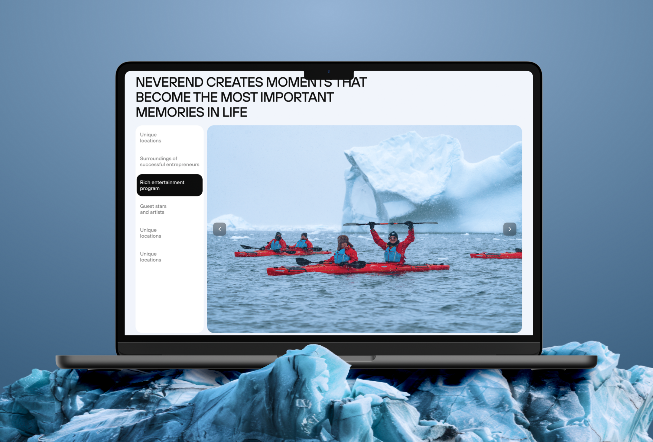 Website landing: premium tourism, UIUX — Изображение №9 — Интерфейсы на Dprofile