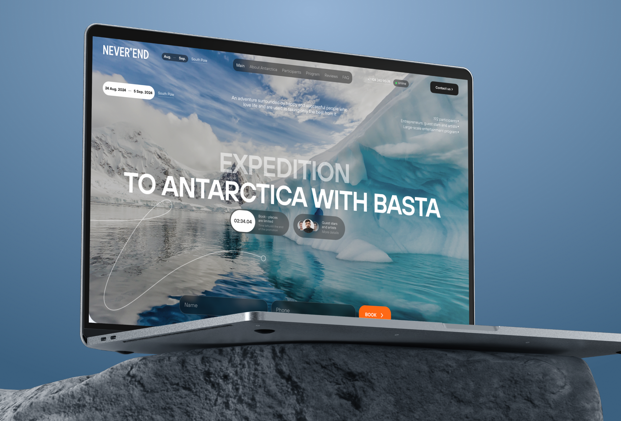 Website landing: premium tourism, UIUX — Изображение №5 — Интерфейсы на Dprofile