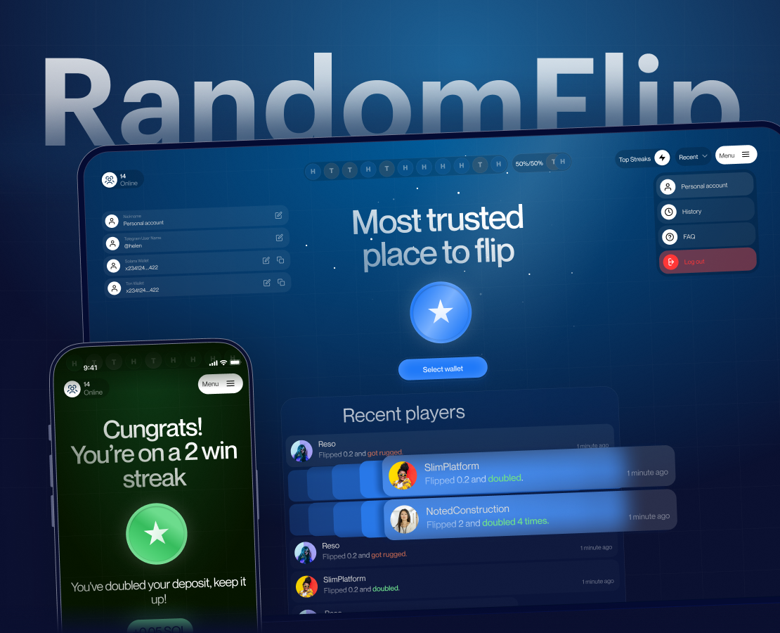 RandomFlip: App, UIUX — Интерфейсы на Dprofile