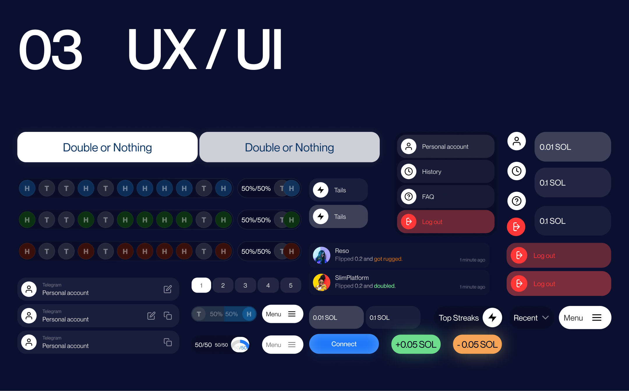 RandomFlip: App, UIUX — Изображение №5 — Интерфейсы на Dprofile