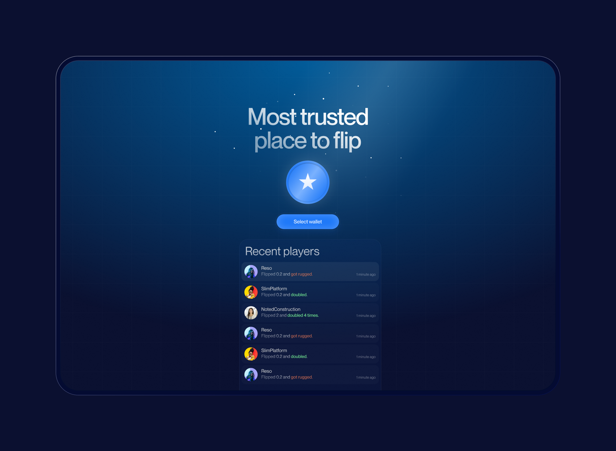 RandomFlip: App, UIUX — Изображение №4 — Интерфейсы на Dprofile