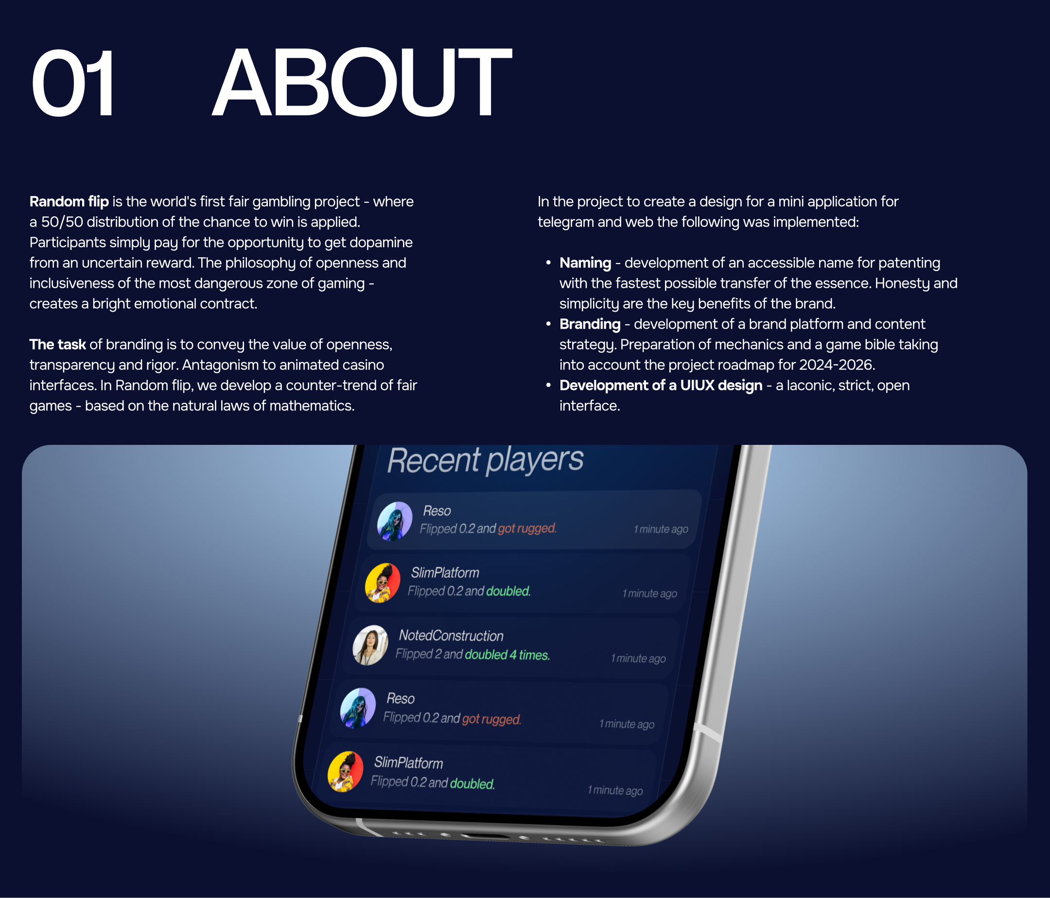 RandomFlip: App, UIUX — Изображение №2 — Интерфейсы на Dprofile