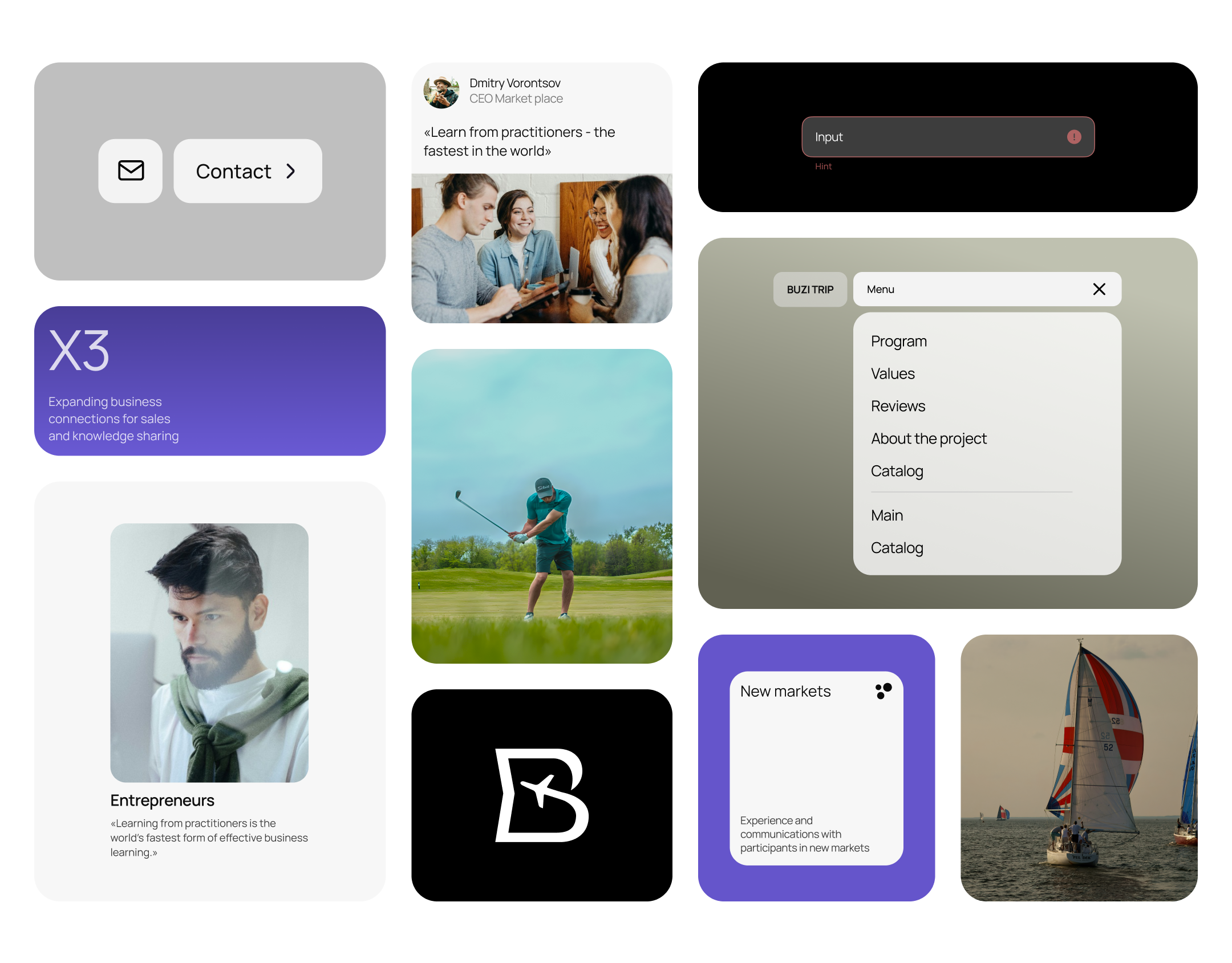 BuziTrip, Business travel: UIUX, logo, UI — Изображение №4 — Интерфейсы на Dprofile