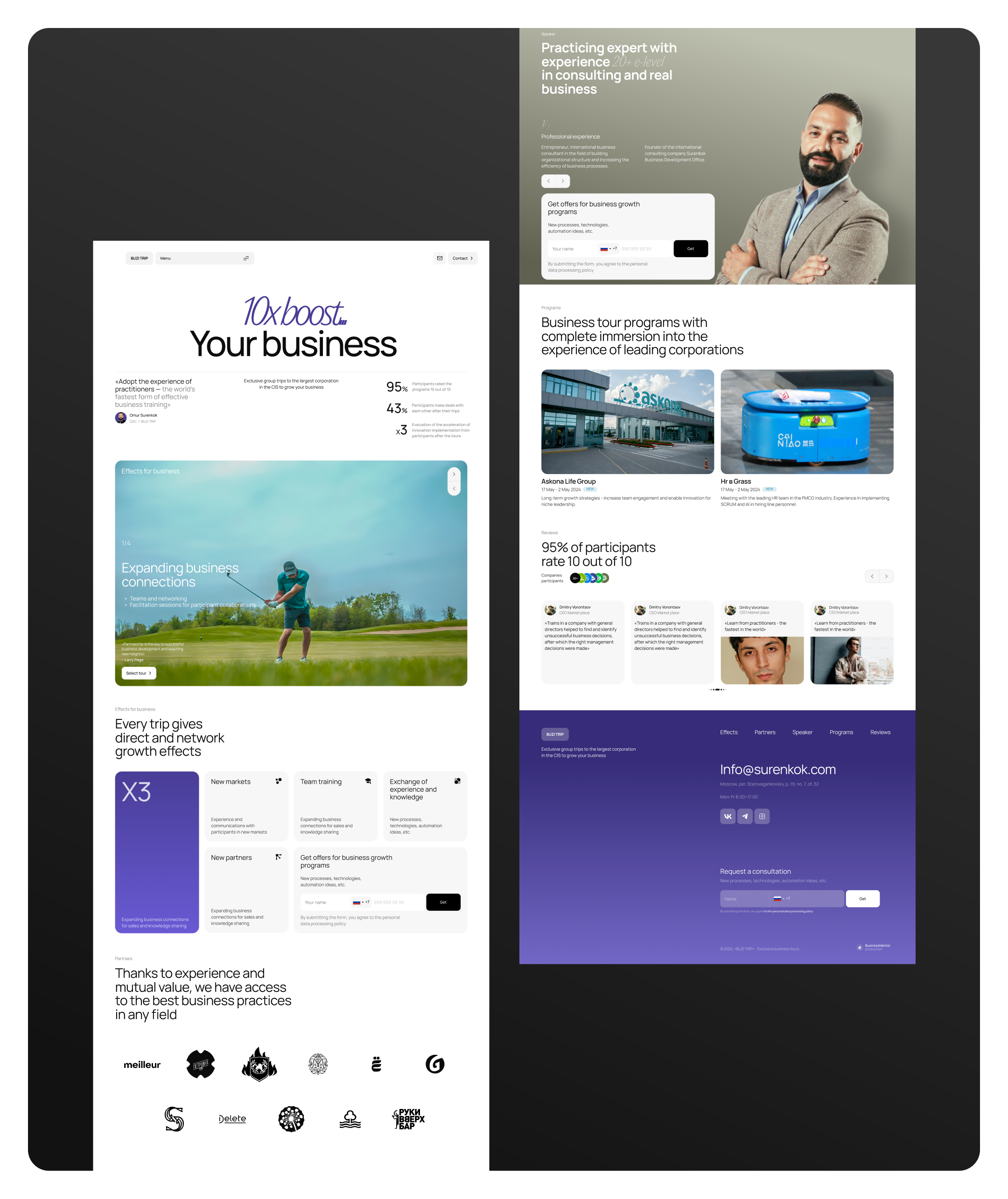 BuziTrip, Business travel: UIUX, logo, UI — Изображение №11 — Интерфейсы на Dprofile