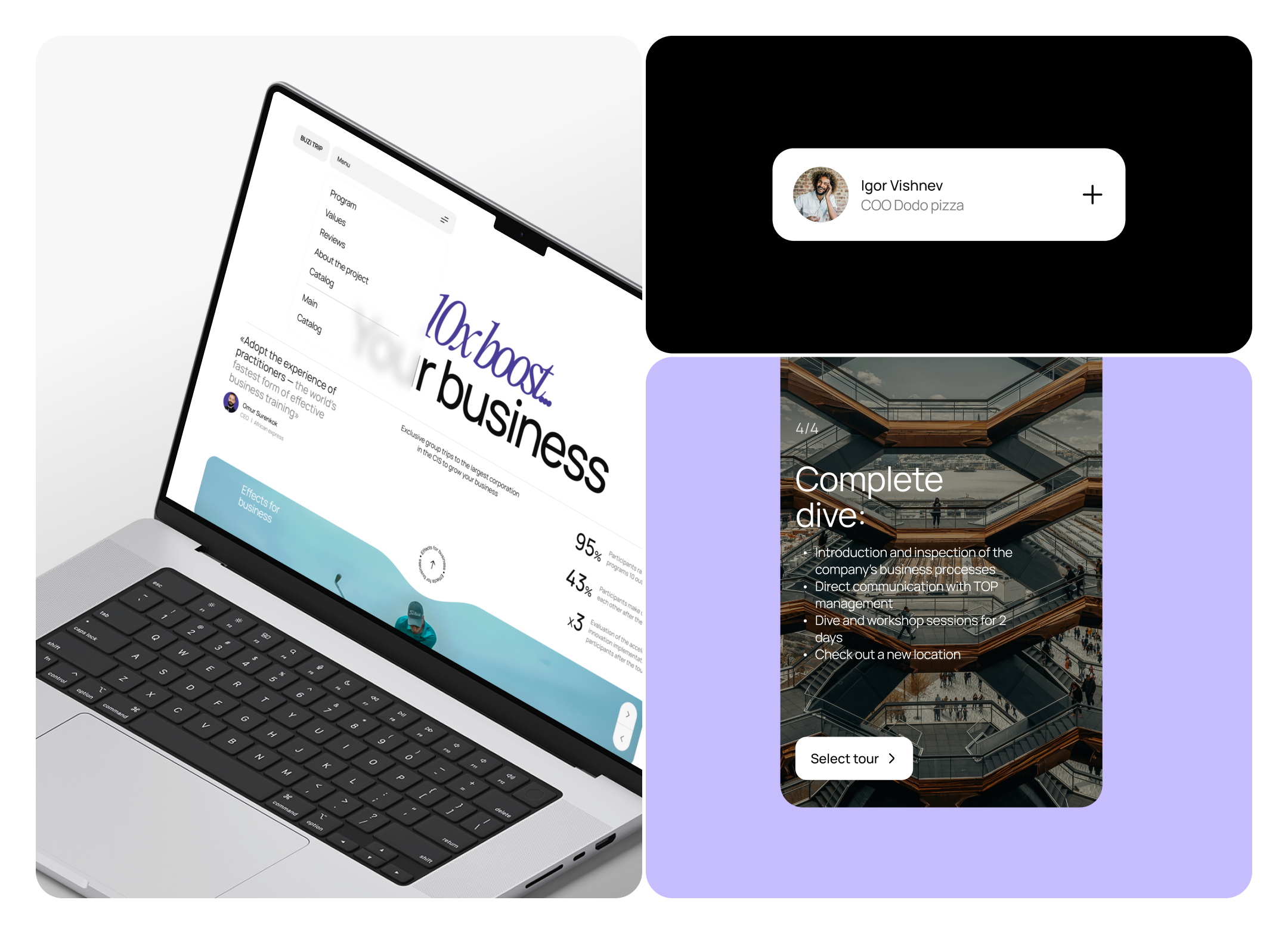 BuziTrip, Business travel: UIUX, logo, UI — Изображение №15 — Интерфейсы на Dprofile