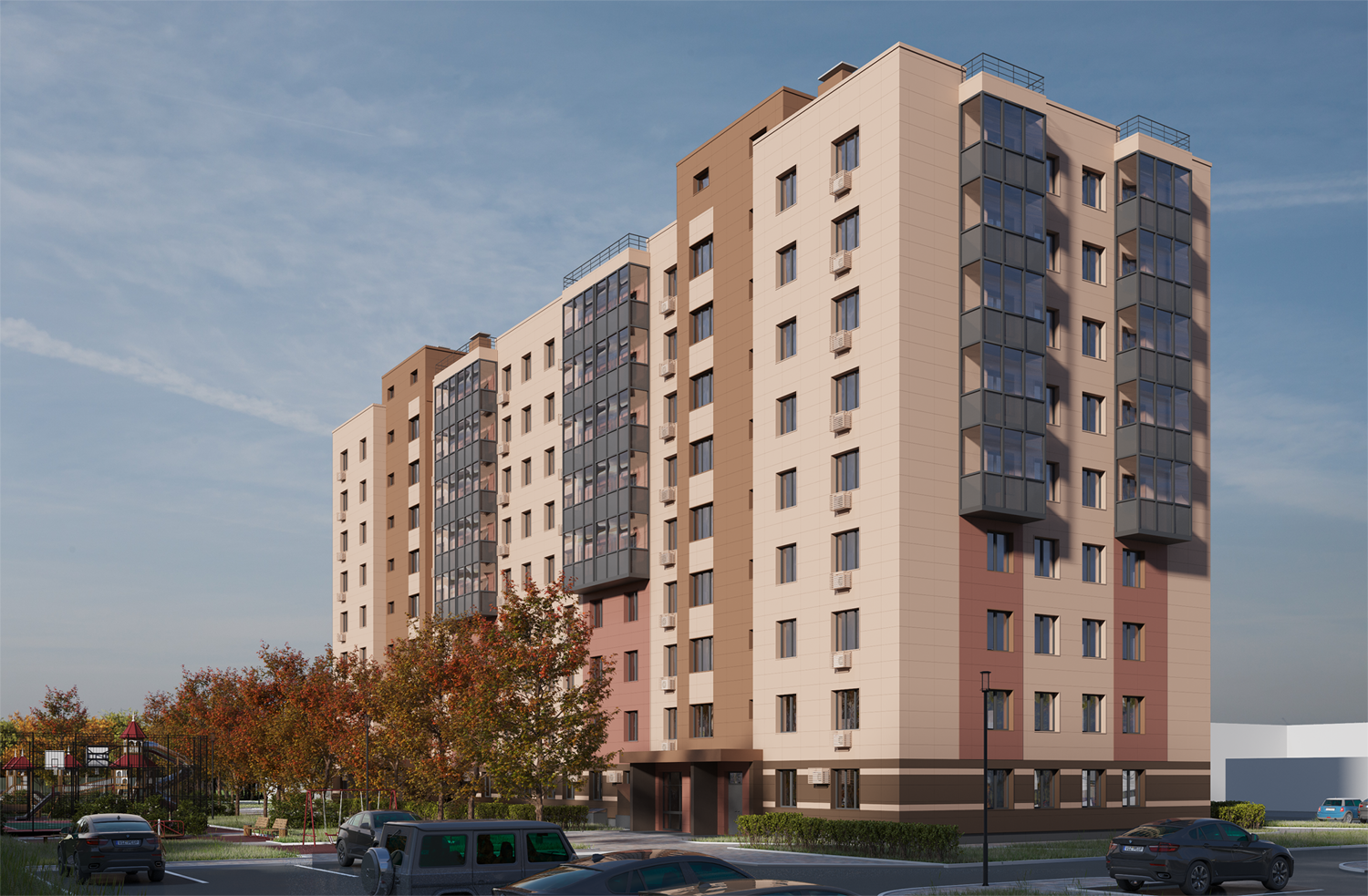 3д визуализация многоквартирного жилого дома — Изображение №4 — 3D на Dprofile