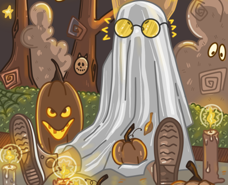 Октябрь. — Иллюстрация на Dprofile
