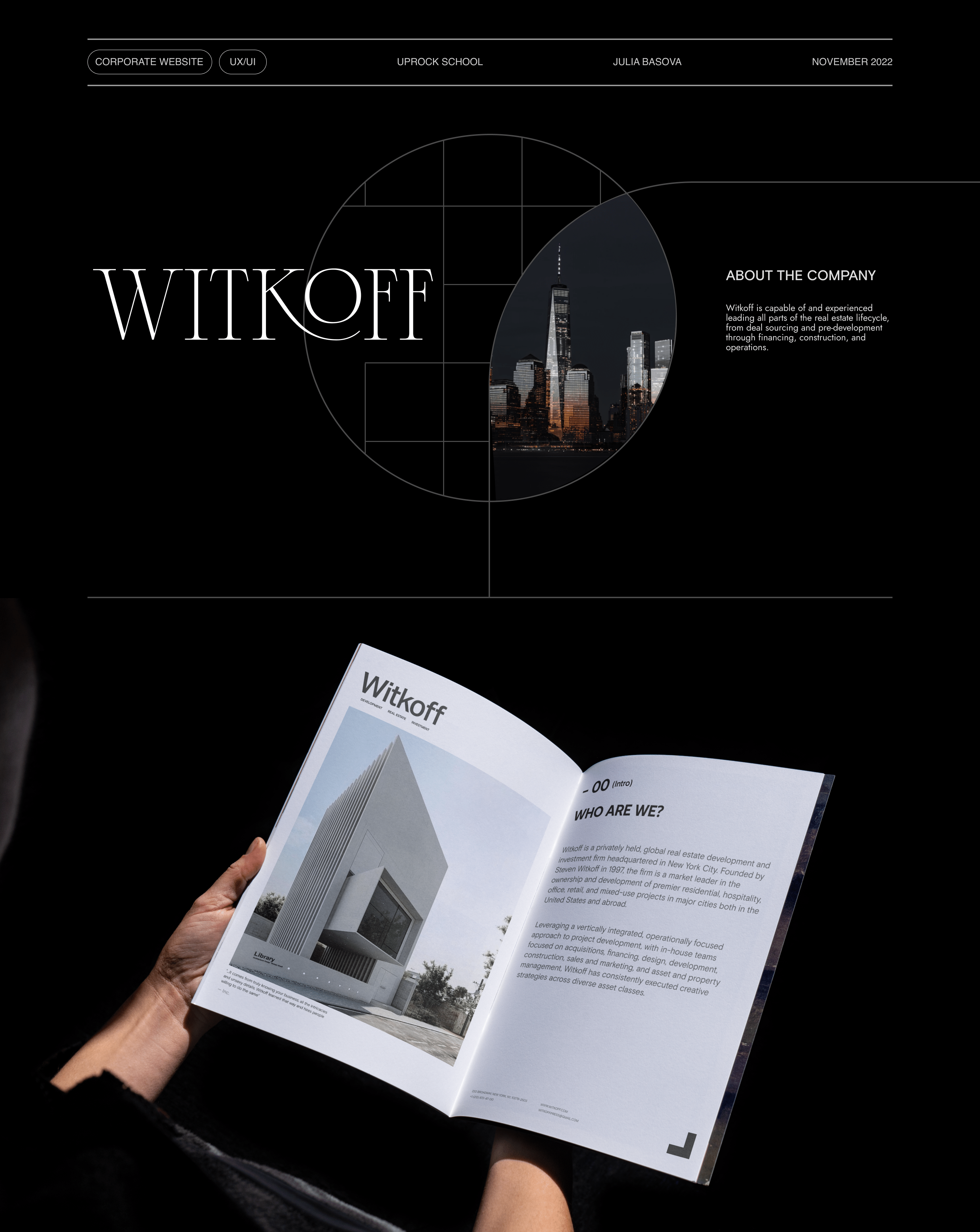 Witkoff | Corporate website — Изображение №1 — Интерфейсы на Dprofile