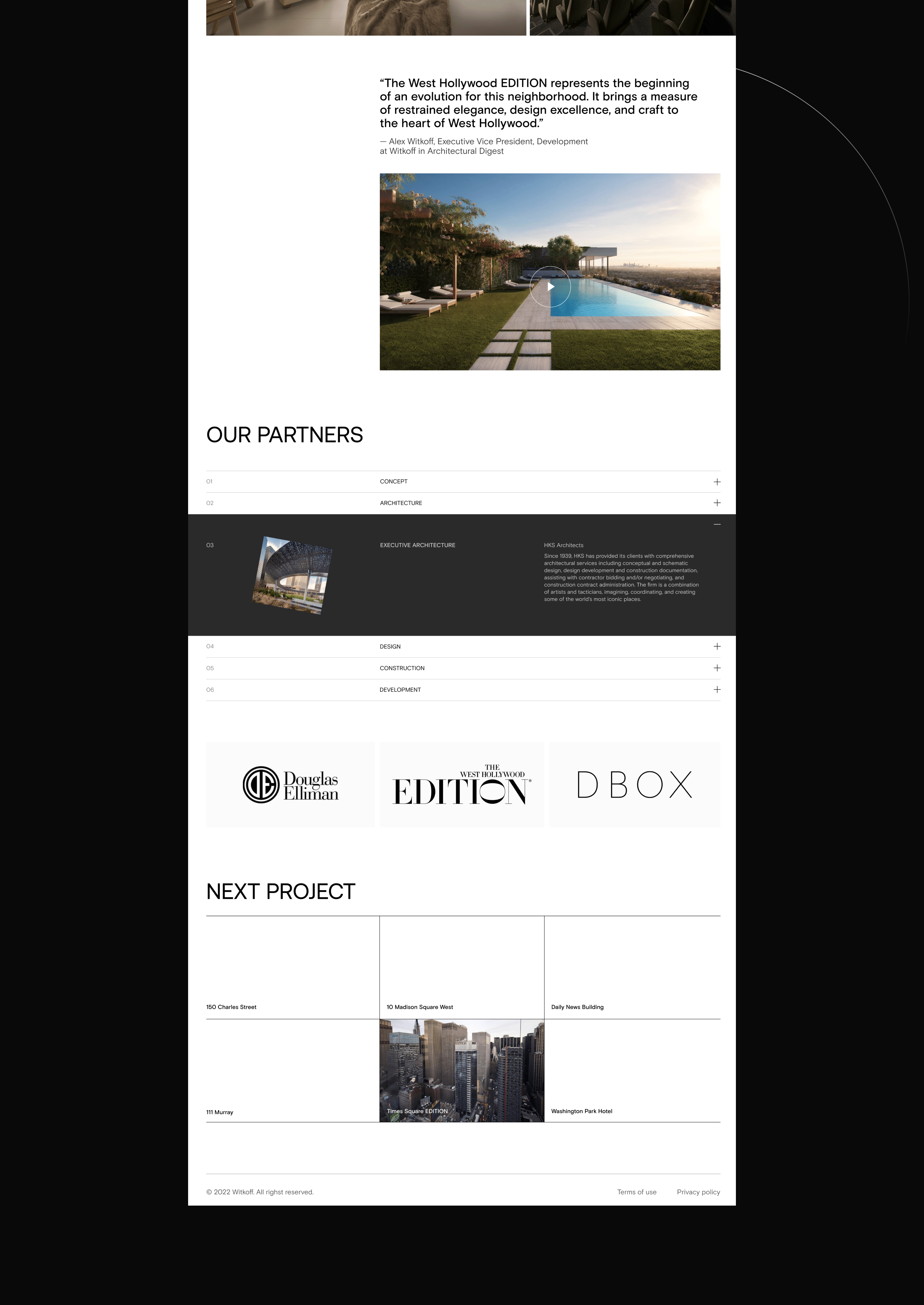Witkoff | Corporate website — Изображение №8 — Интерфейсы на Dprofile
