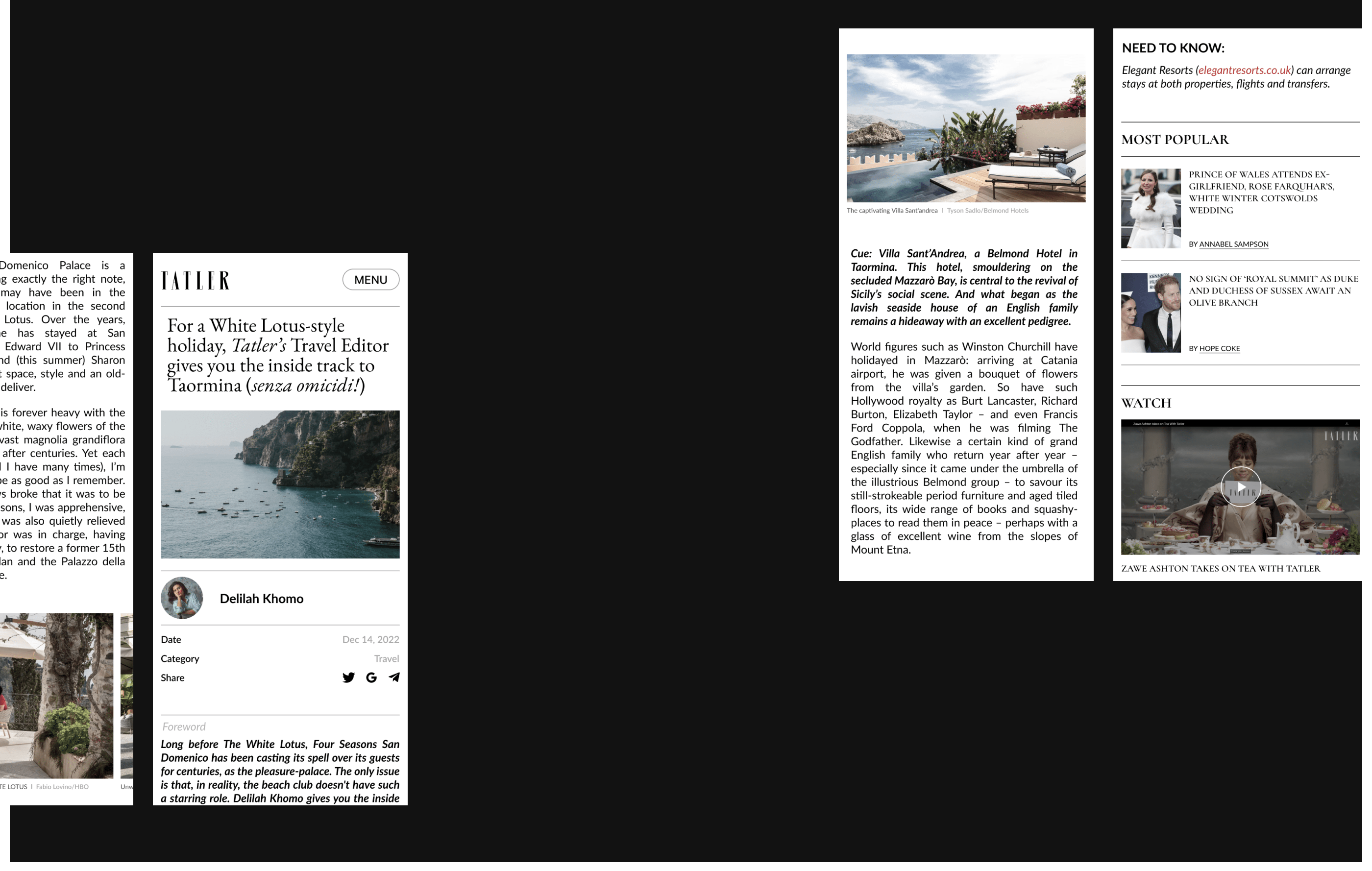 TATLER MAGAZINE | News Site Redesign — Изображение №9 — Интерфейсы на Dprofile