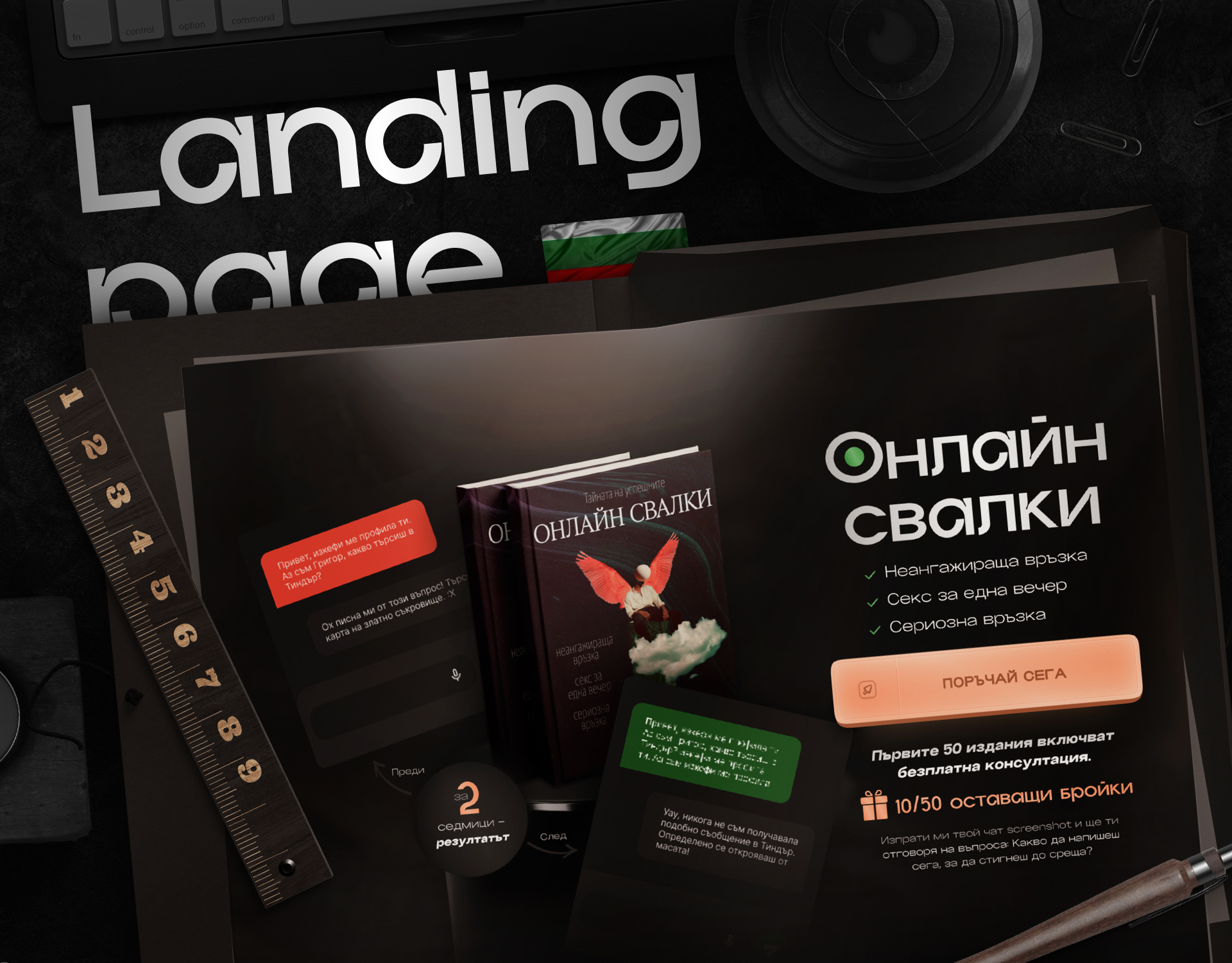 Landing page | Book sales — Изображение №1 — Интерфейсы, Брендинг на Dprofile
