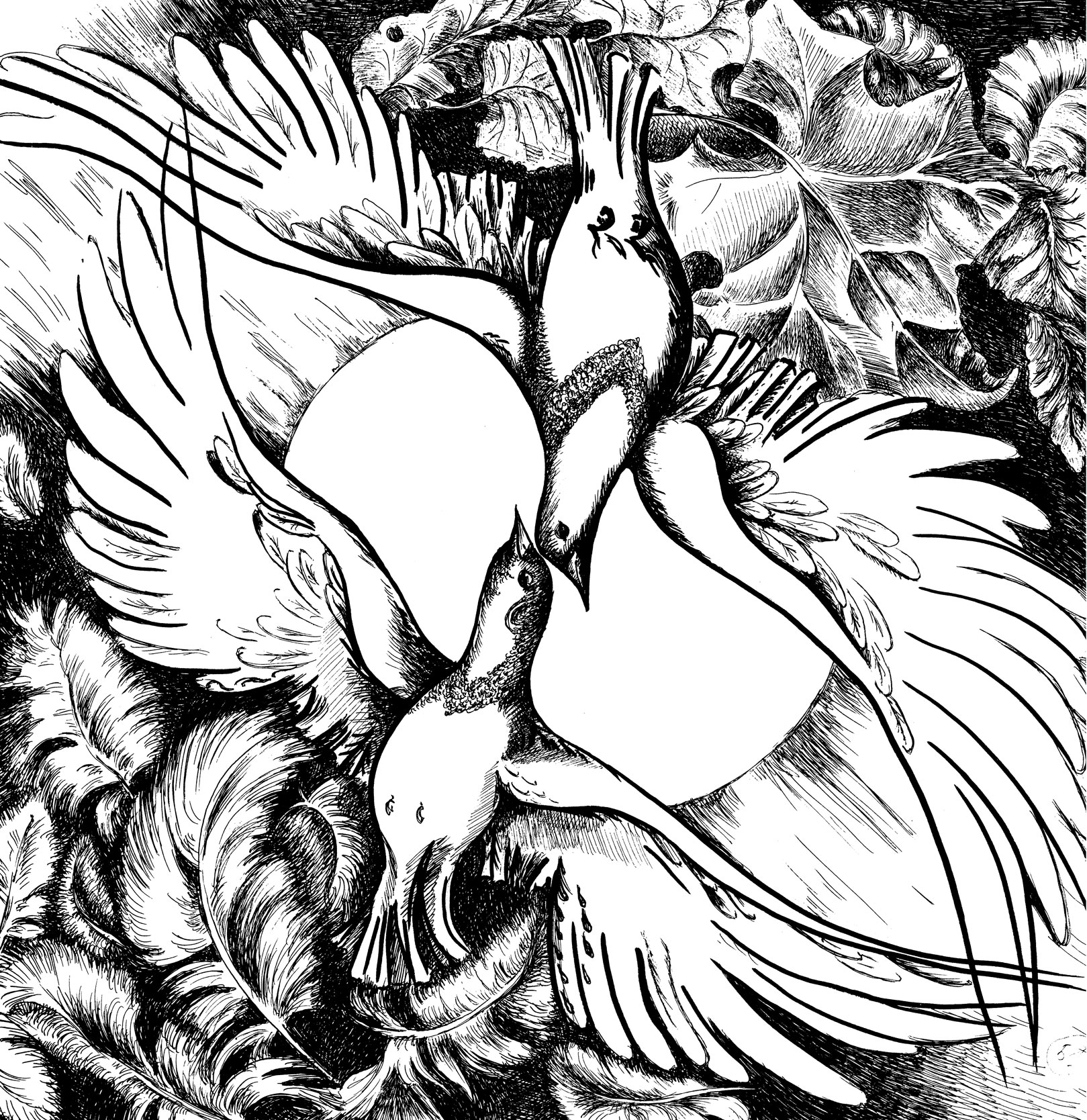 Графические иллюстрации (поэзия, проза). — Изображение №1 — Иллюстрация на Dprofile