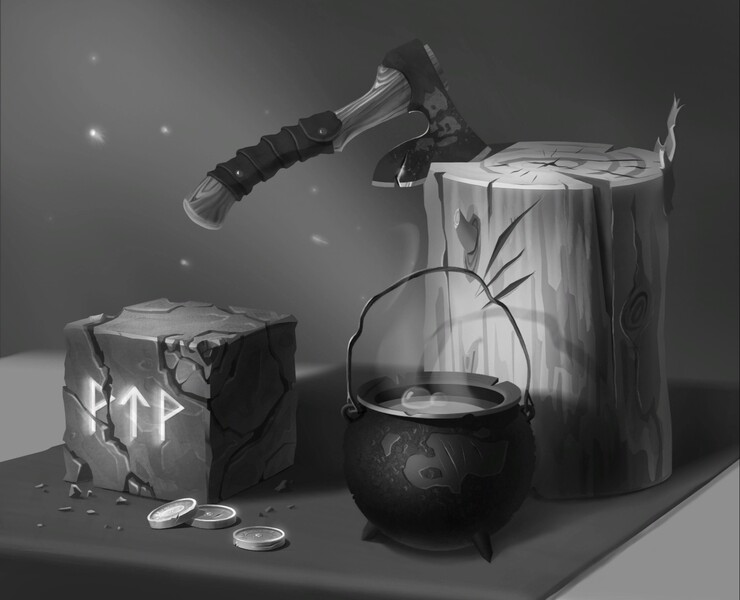 Натюрморт — Иллюстрация, Графика на Dprofile