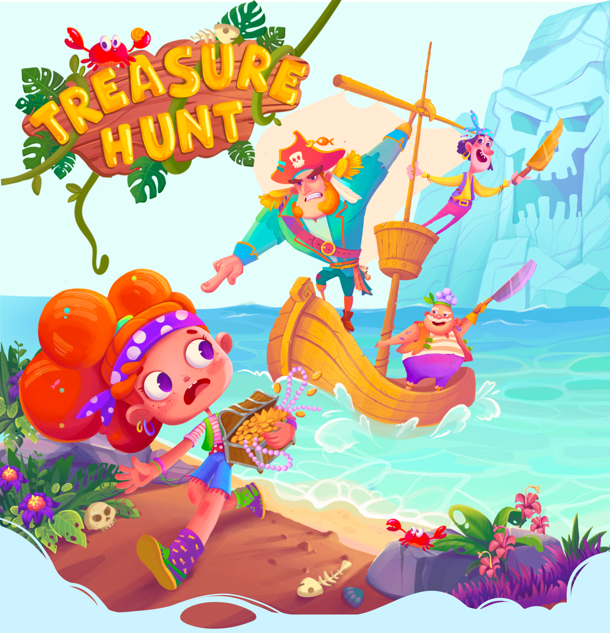 Настольная игра  "Treasure hunt" — Изображение №1 — Иллюстрация, Маркетинг на Dprofile