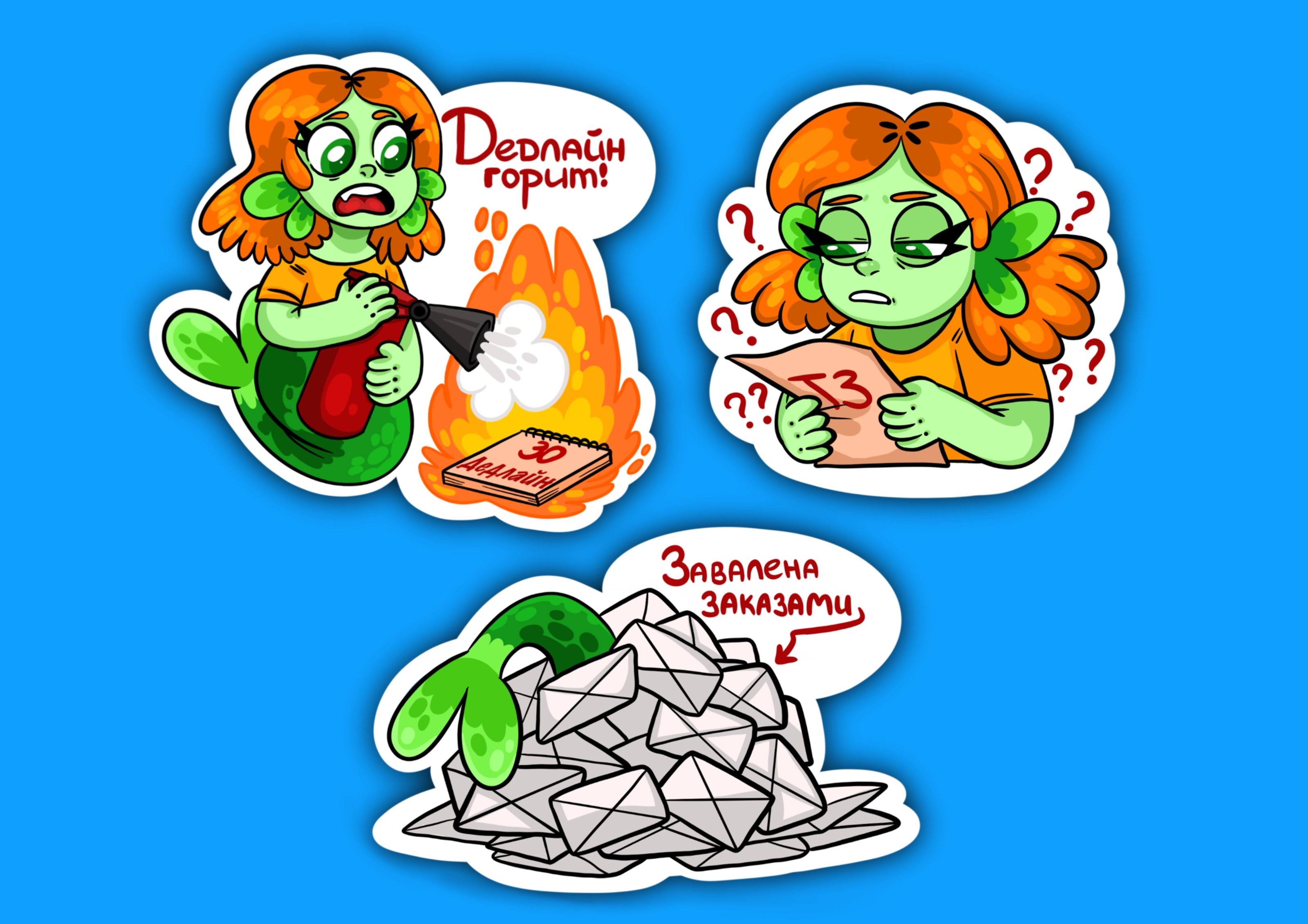 Русалка-рисовалка — Изображение №4 — Иллюстрация на Dprofile