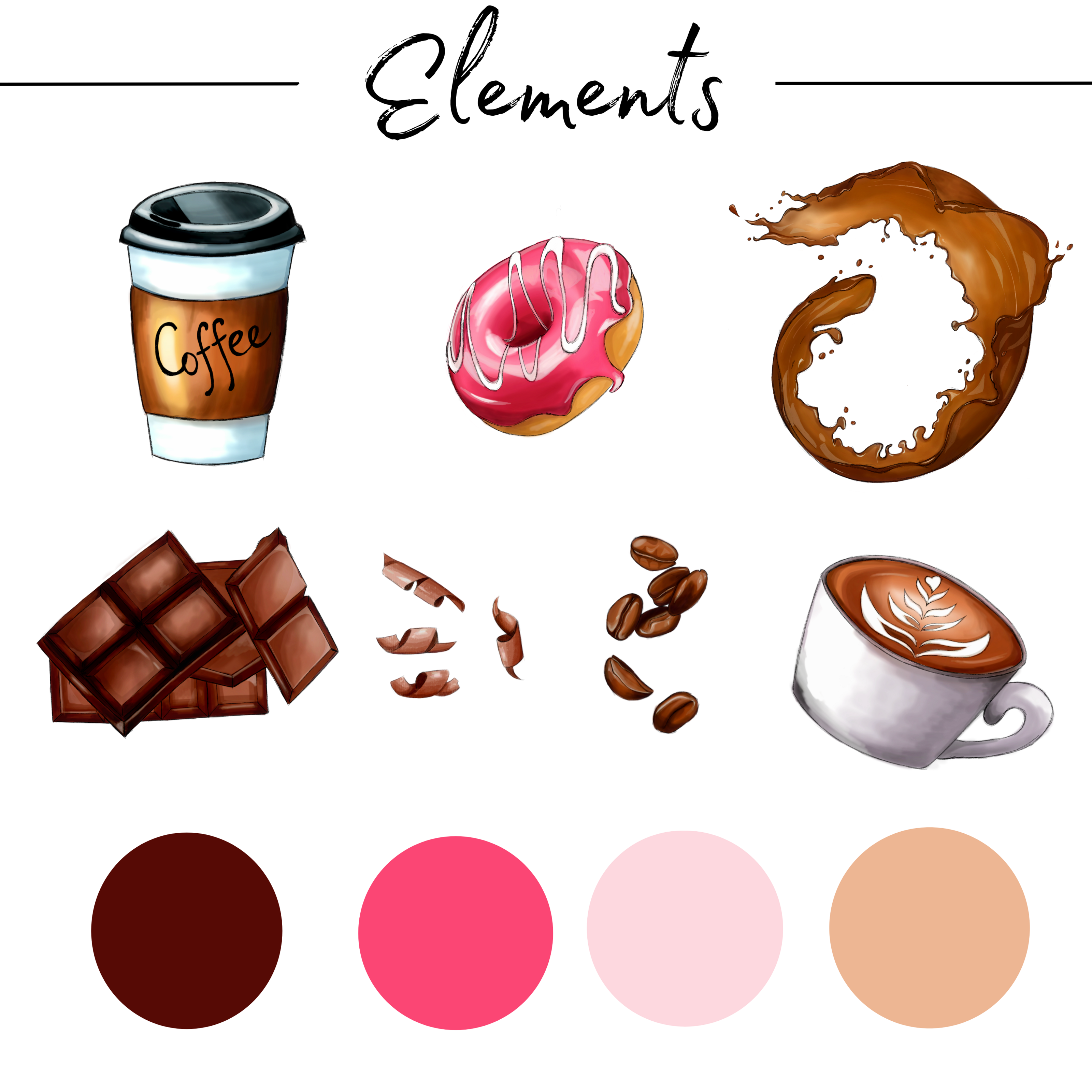 Клипарт Кофе — Изображение №2 — Иллюстрация, Графика на Dprofile