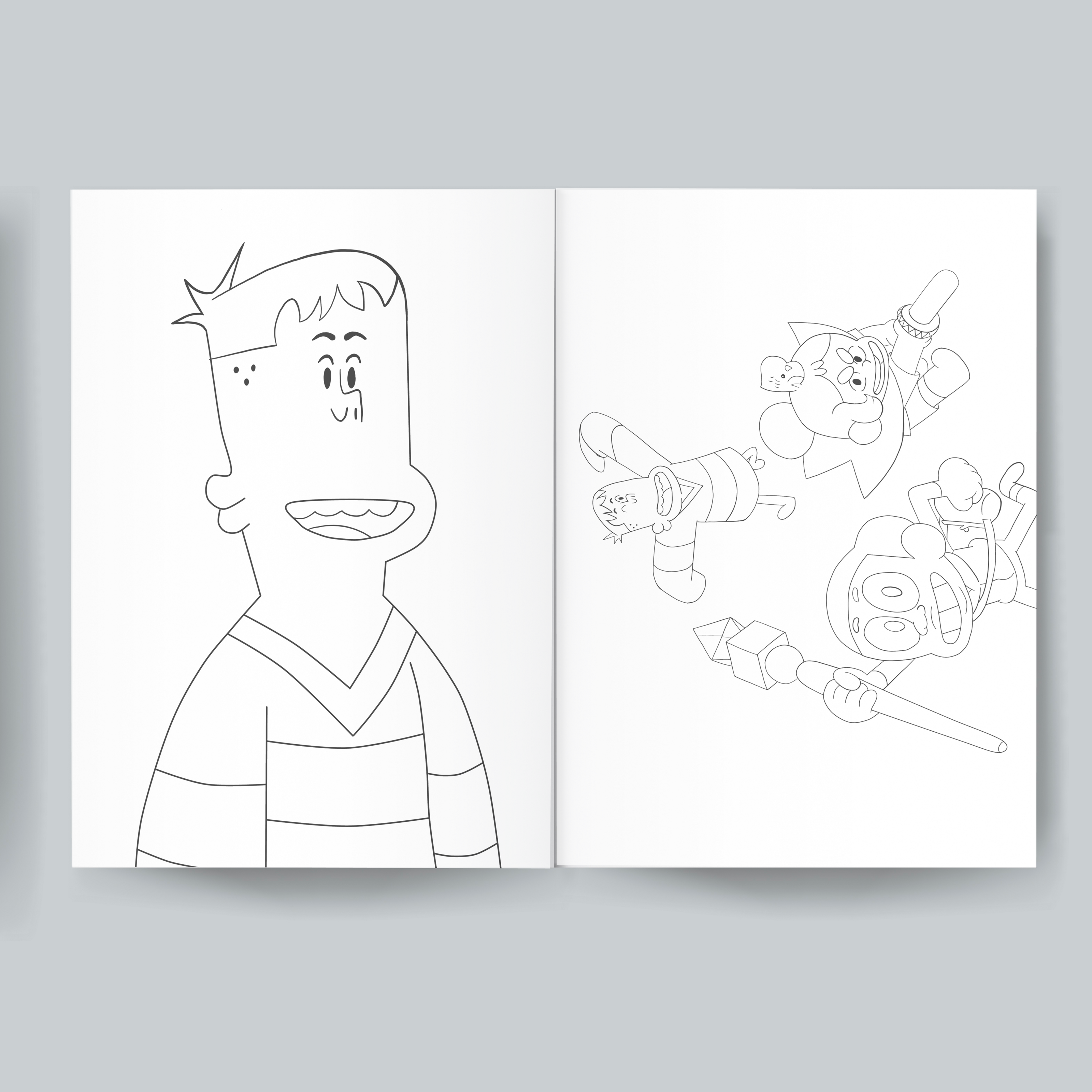 Детская раскраска + наклейки — Изображение №3 — Иллюстрация, Графика на Dprofile