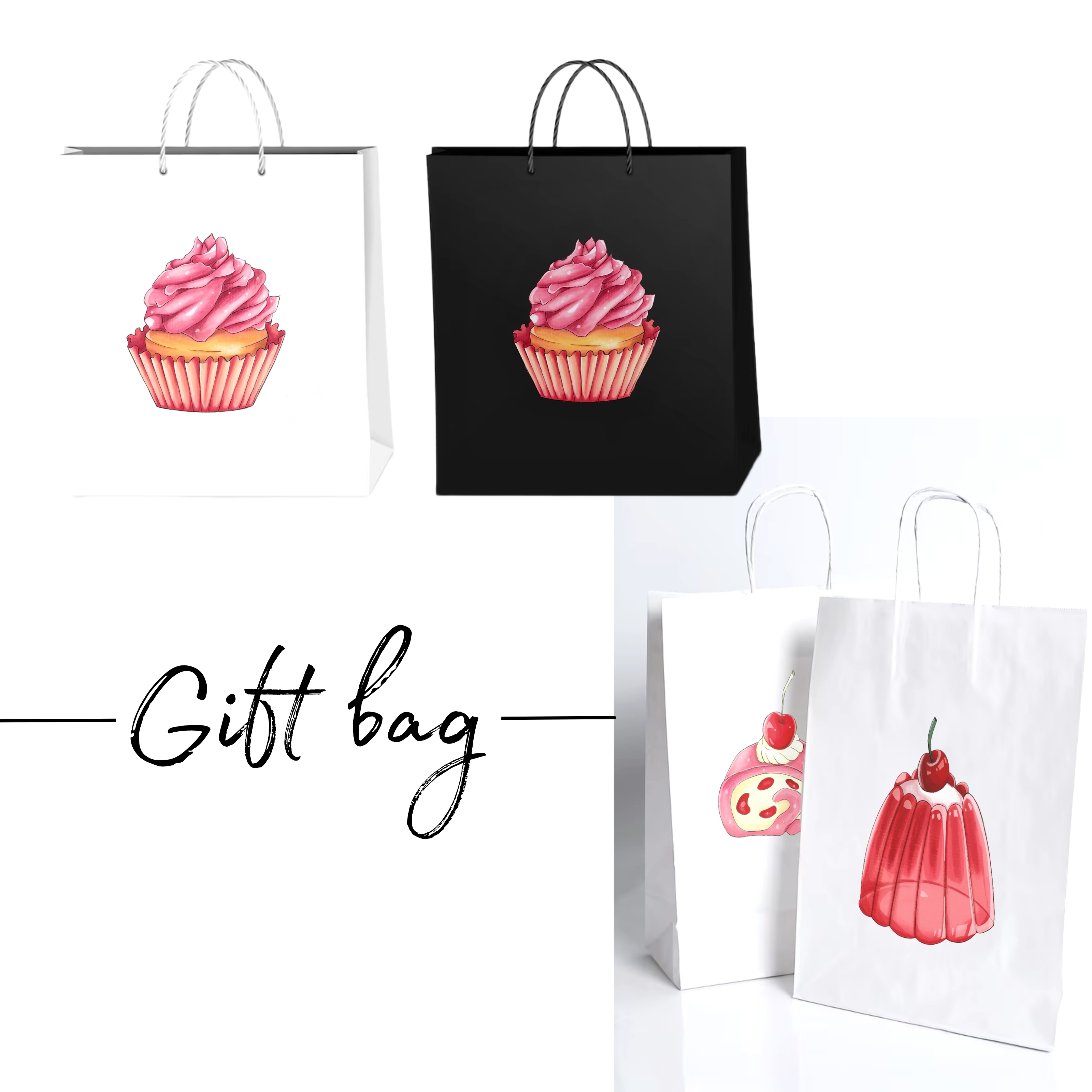 Клипарт Розовые сладости — Изображение №3 — Иллюстрация, Графика на Dprofile