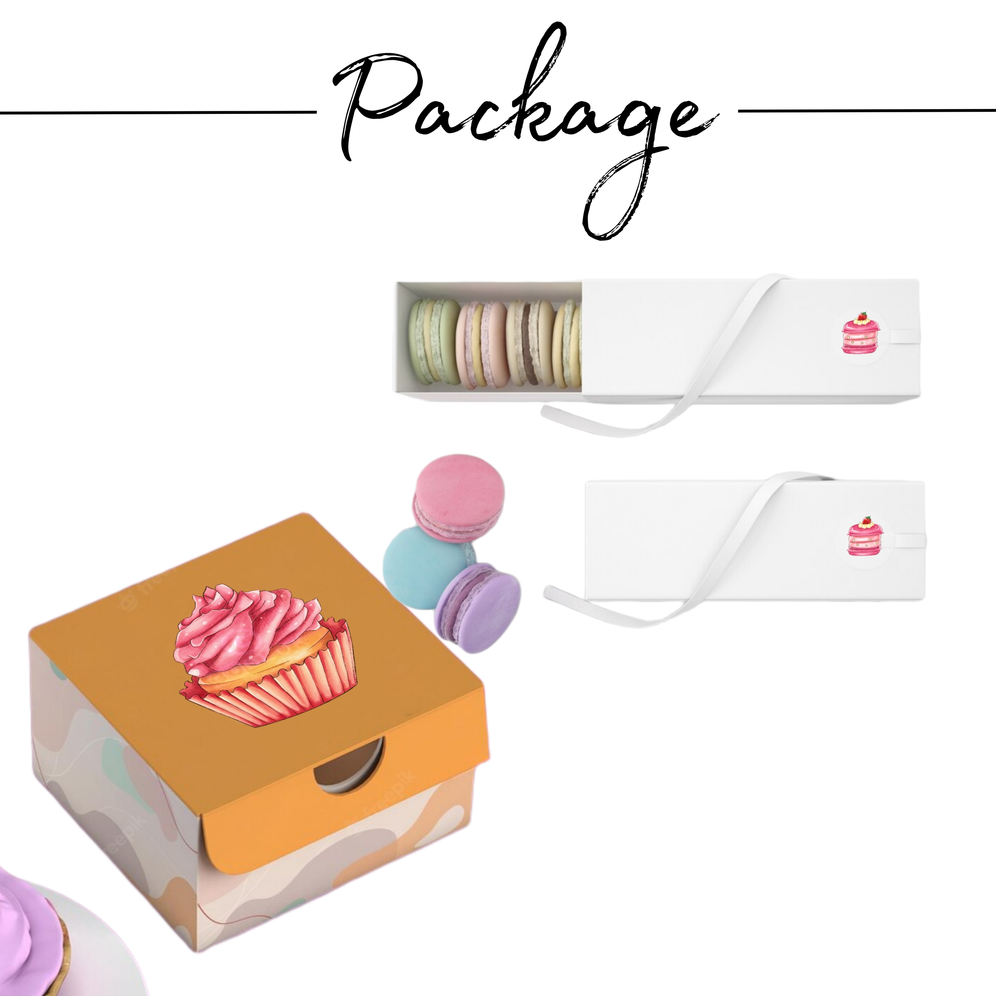 Клипарт Розовые сладости — Изображение №4 — Иллюстрация, Графика на Dprofile