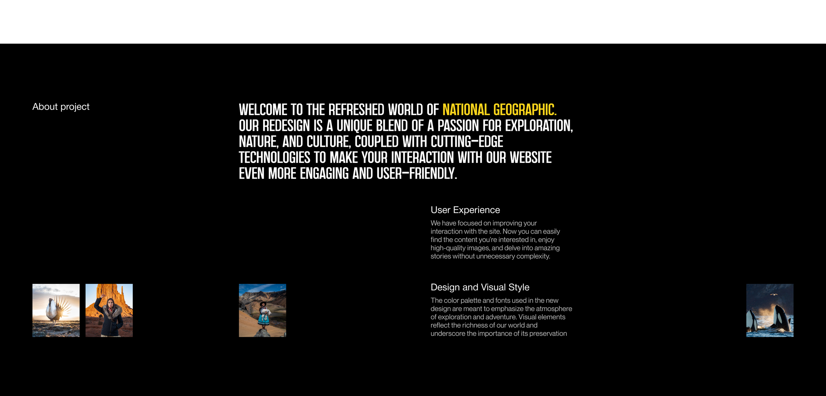 National Geographic | Corporate redesign — Изображение №2 — Интерфейсы, Брендинг на Dprofile