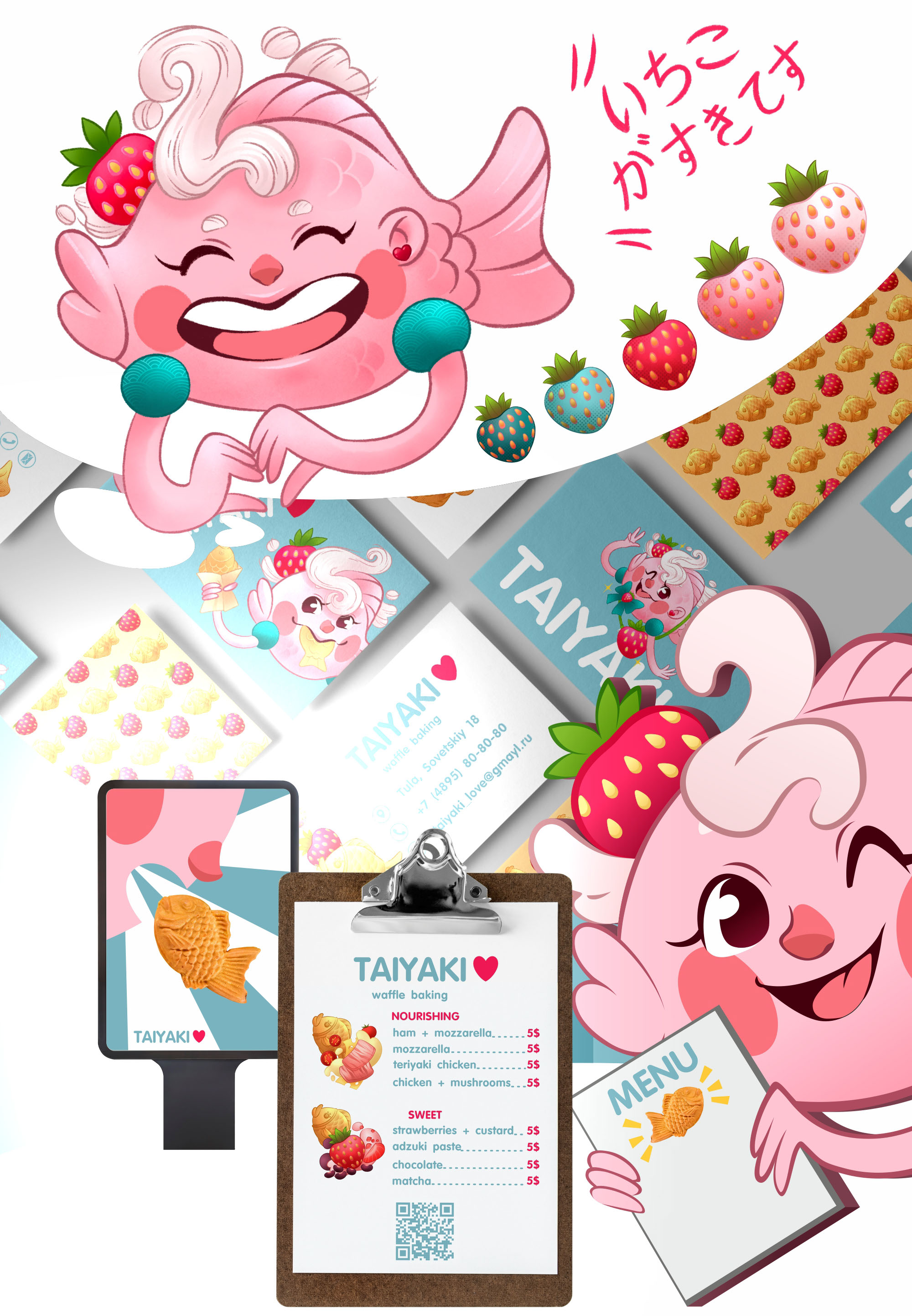 Brand character illustrations for Japanese street food — Изображение №4 — Иллюстрация на Dprofile