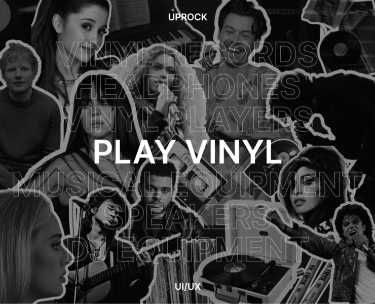 PLAY VINYL | Website Redesign Concept — Интерфейсы на Dprofile