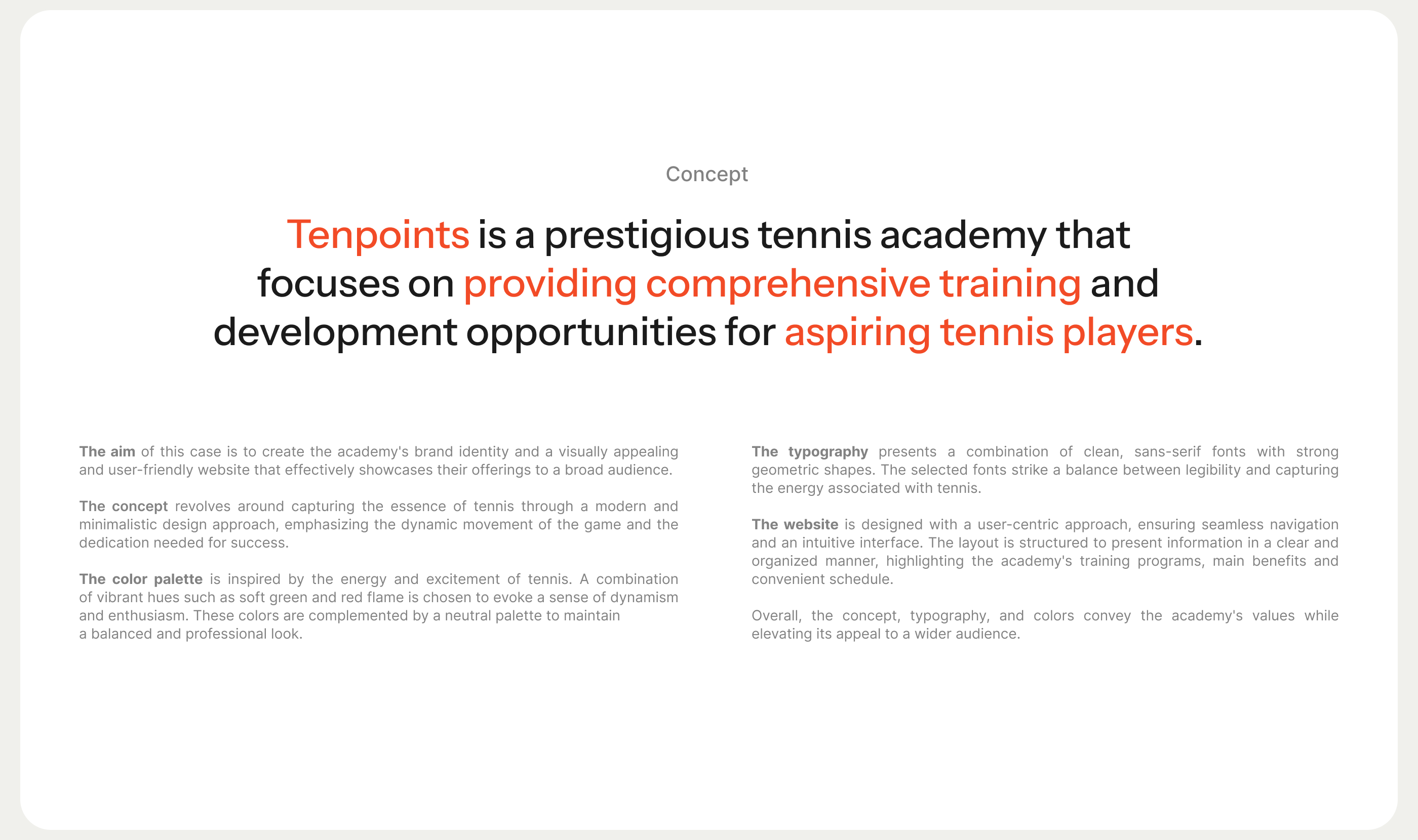 Tennis Academy | Web & Branding — Изображение №2 — Интерфейсы, Брендинг на Dprofile