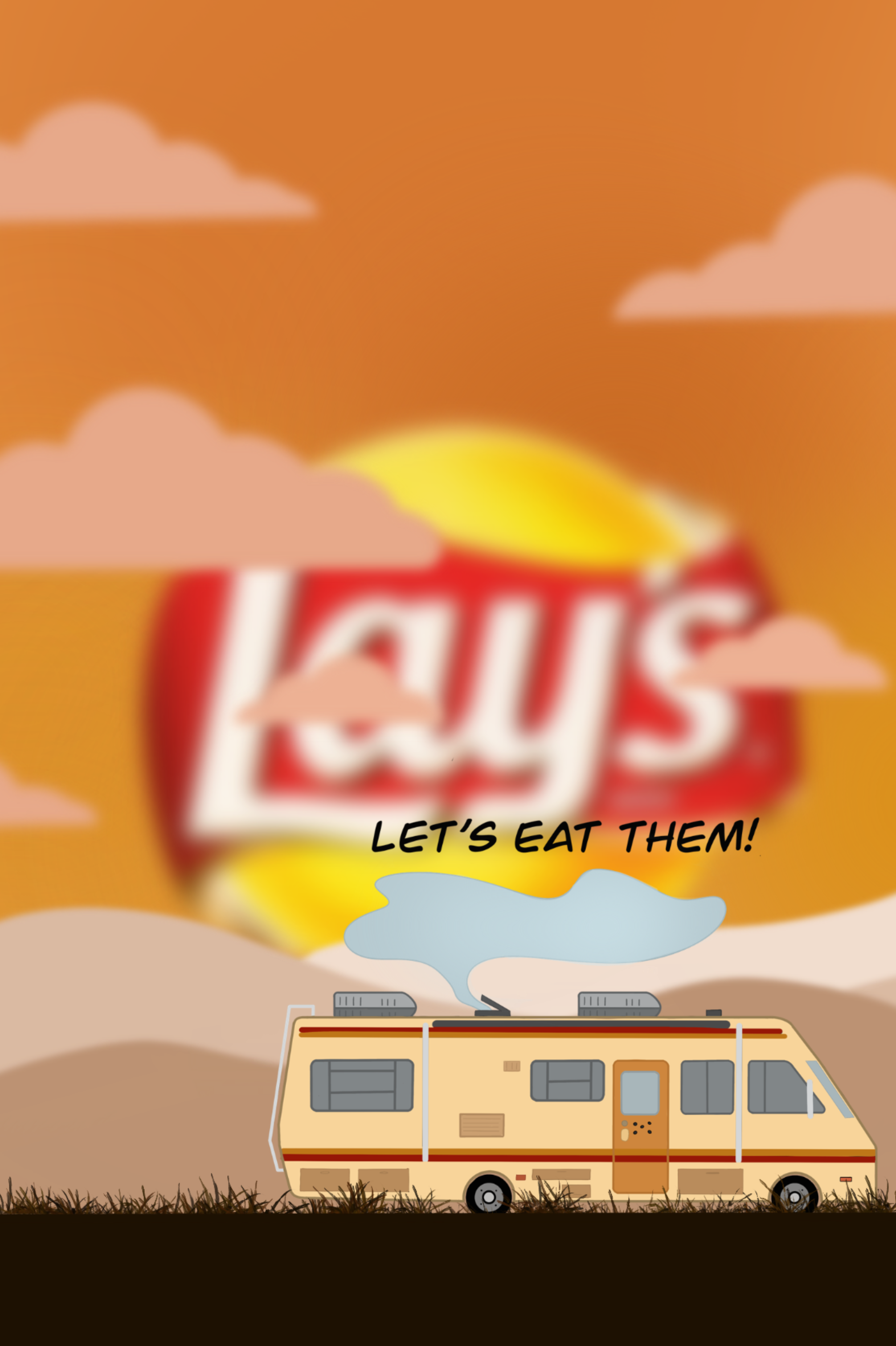 Lay's. Let's eat them! — Изображение №1 — Иллюстрация на Dprofile