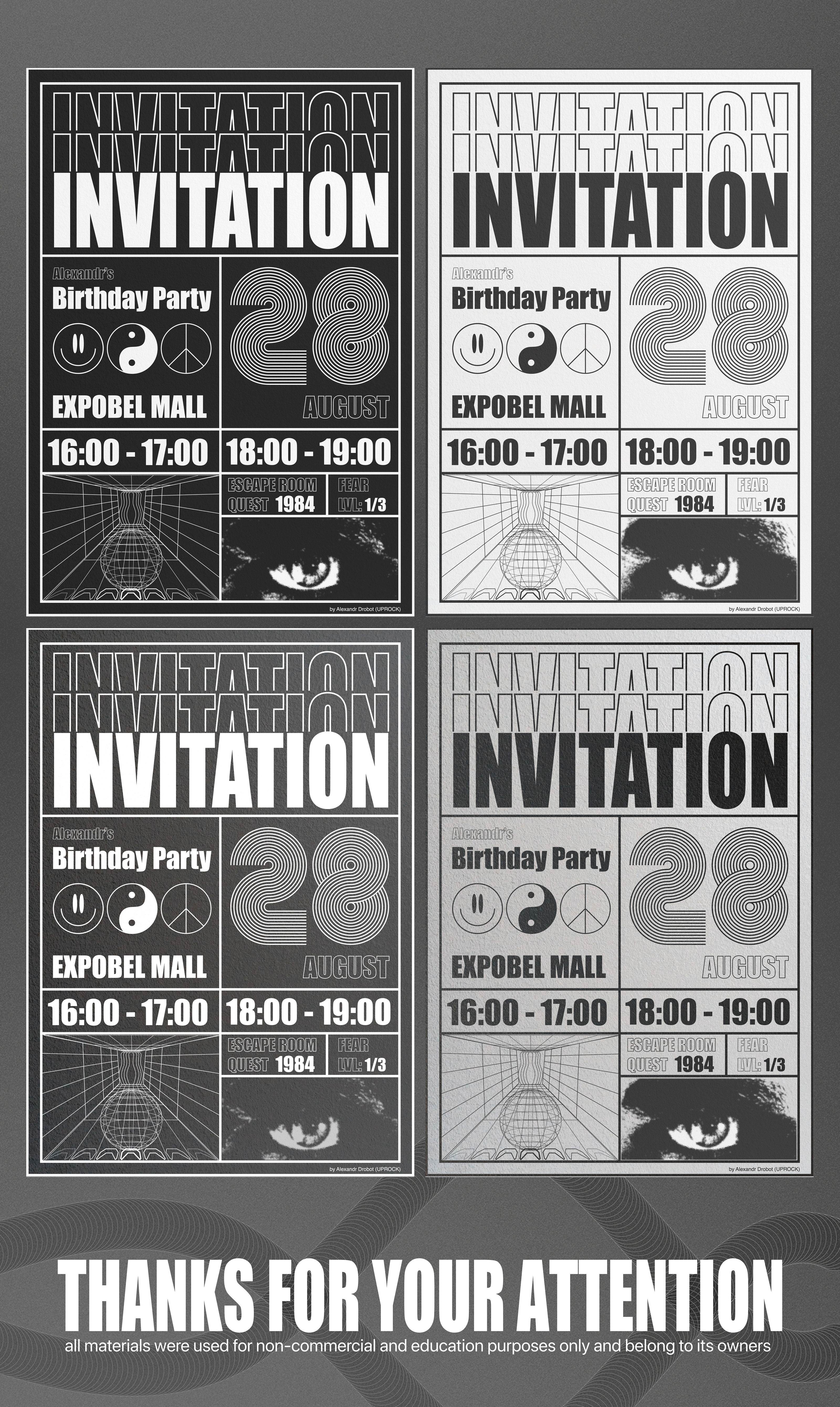 Poster Design August 2023 | Drobot — Изображение №6 — Графика на Dprofile