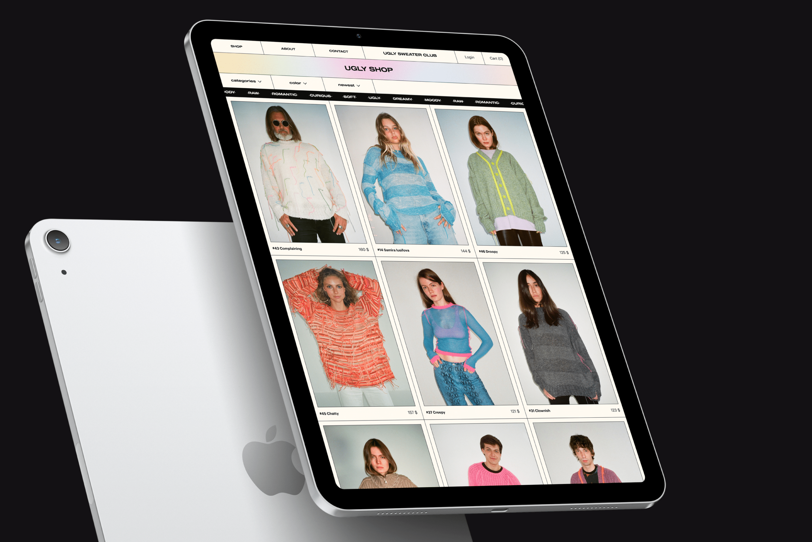 UGLY SWEATER CLUB | E-commerce redesign — Изображение №5 — Интерфейсы, Брендинг на Dprofile