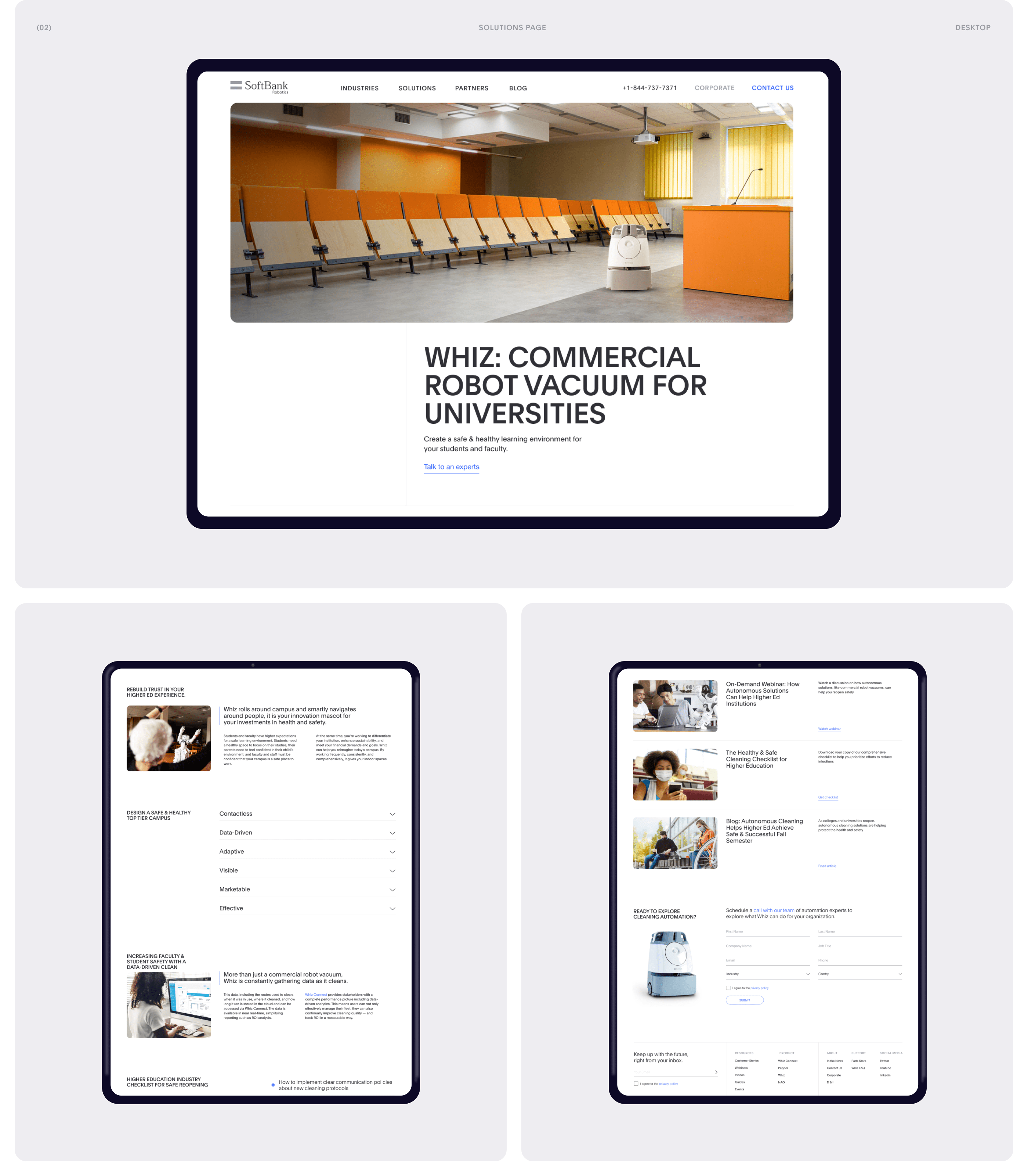 SoftBank Robotics | corporate website & identity — Изображение №6 — Интерфейсы, Брендинг на Dprofile