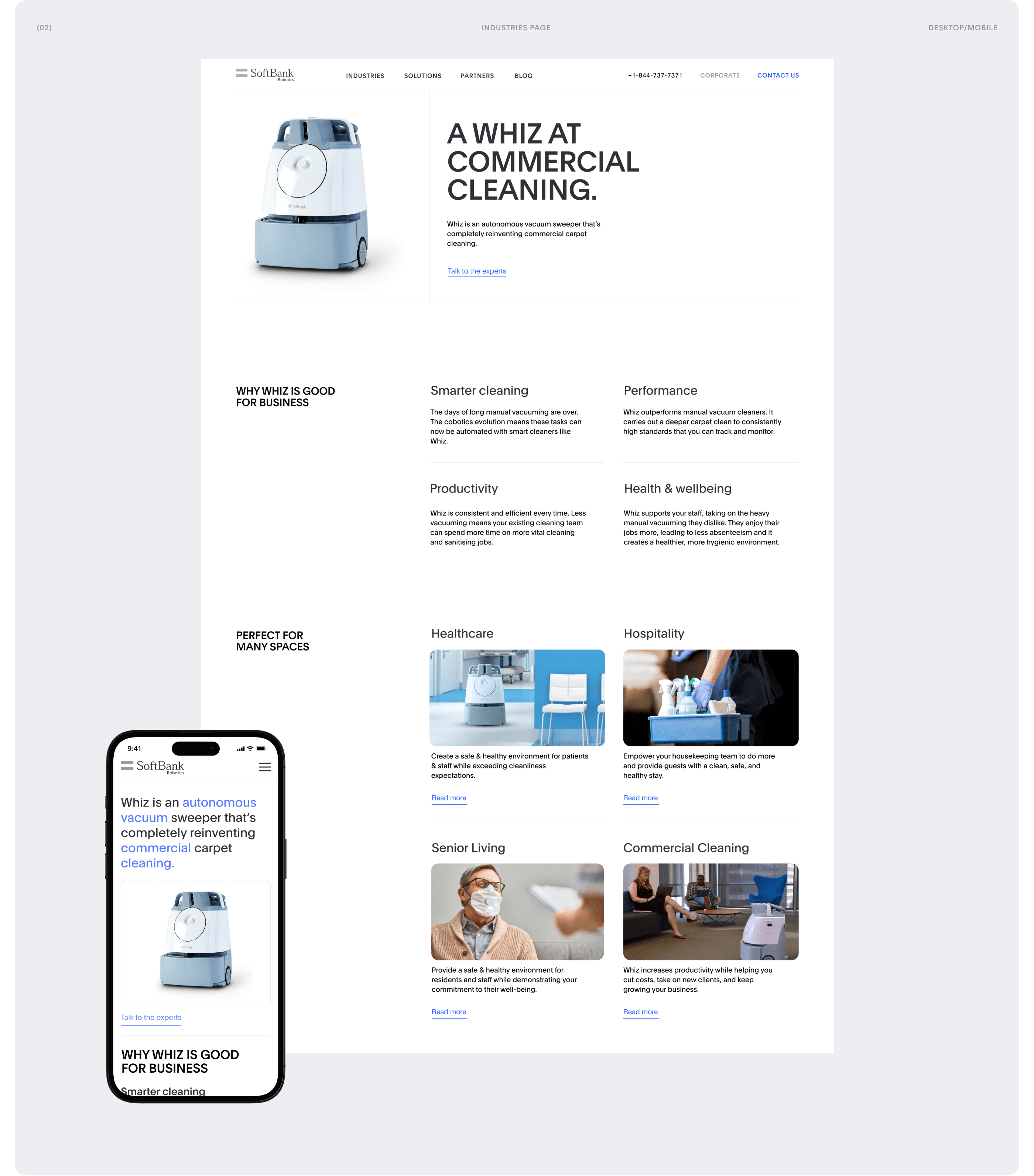 SoftBank Robotics | corporate website & identity — Изображение №5 — Интерфейсы, Брендинг на Dprofile